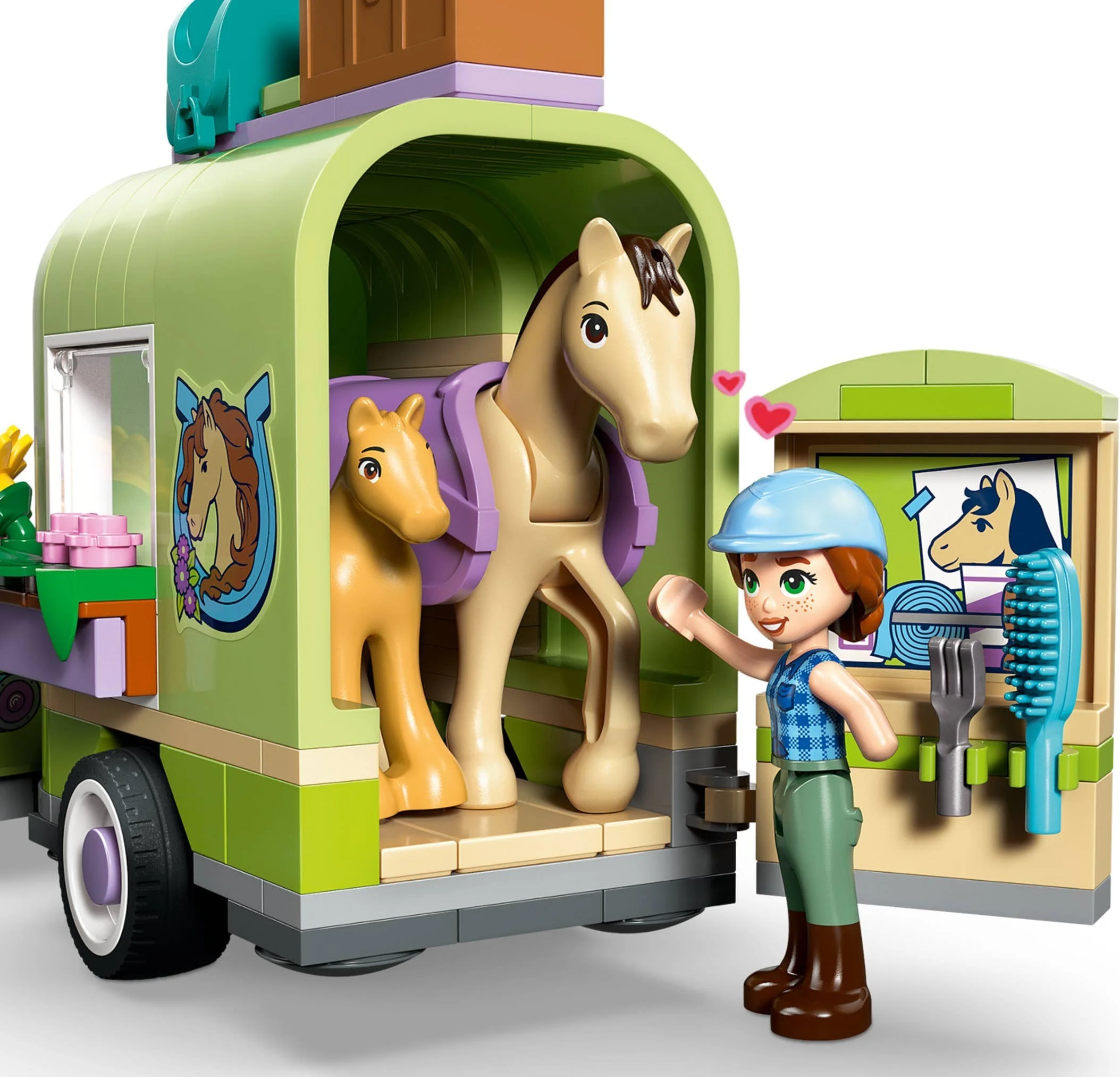 LEGO® 42695 LEGO Friends Przyczepa z koniem i źrebaczkiem - zdjęcie 22
