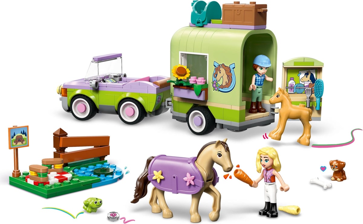 LEGO® 42695 Przyczepa z koniem i źrebaczkiem - zdjęcie 18