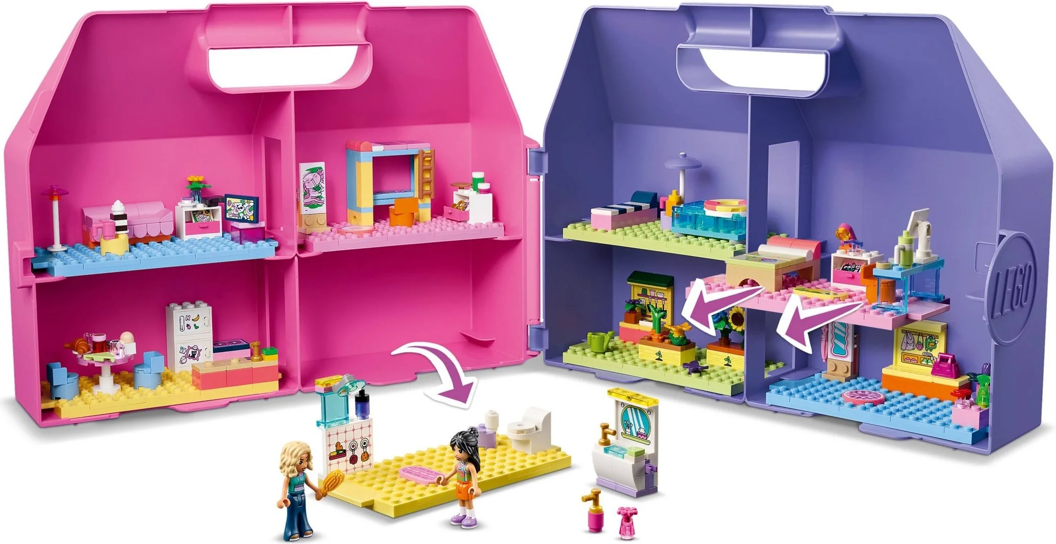 LEGO® 42697 Kreatywna walizka z domkiem dla lalek - zdjęcie 10