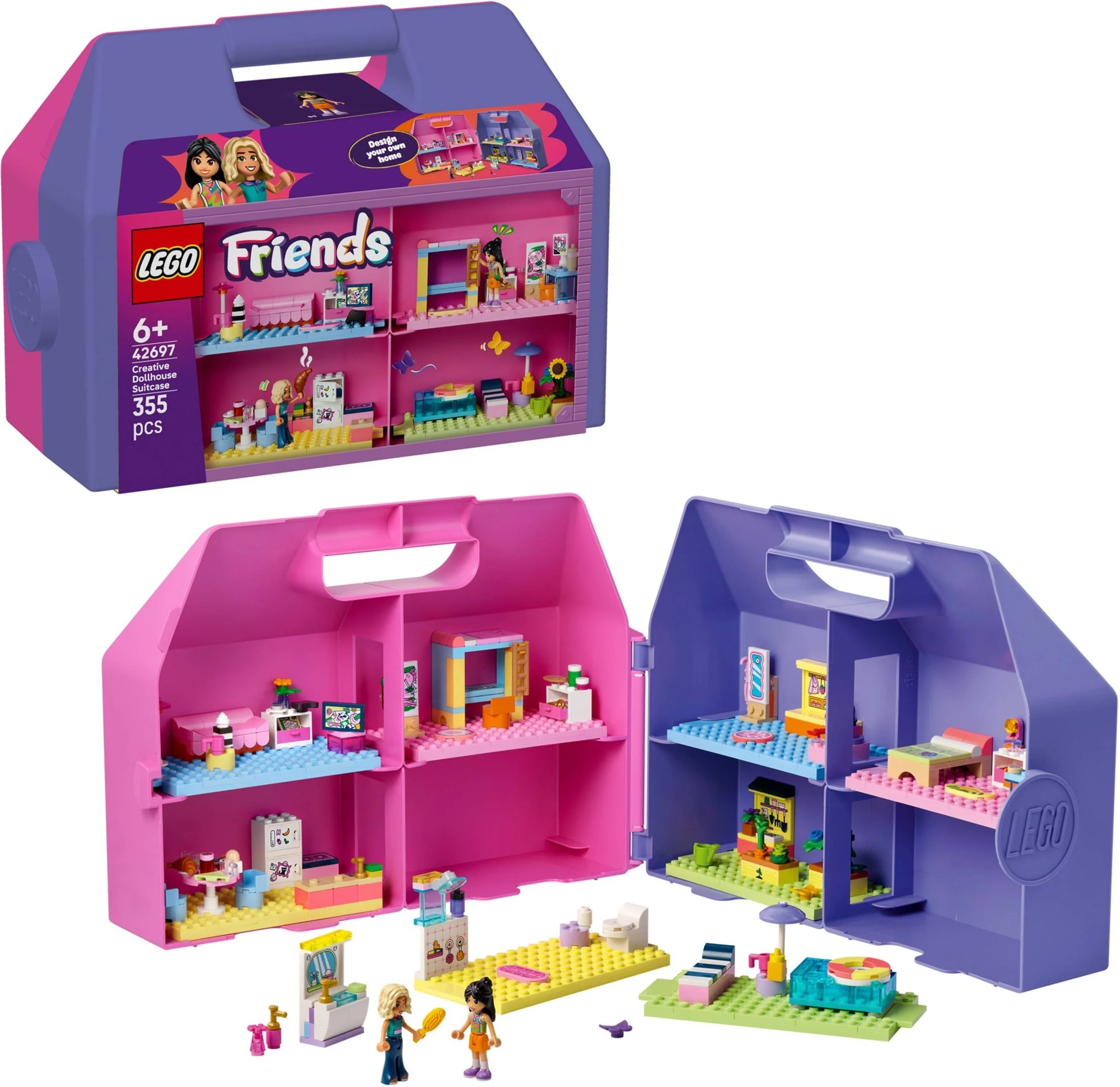 LEGO® 42697 Kreatywna walizka z domkiem dla lalek - zdjęcie 3