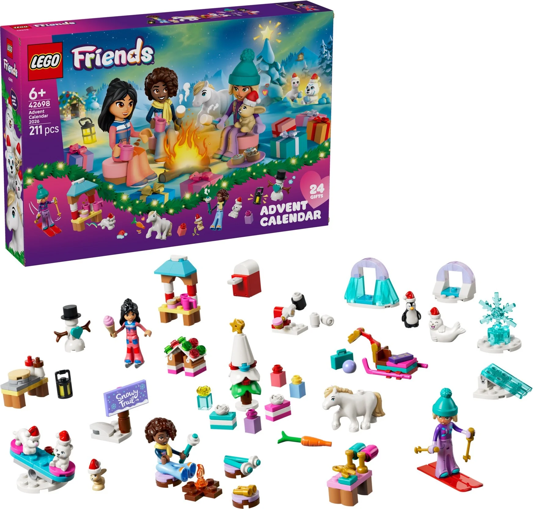 LEGO® 42698 LEGO Friends Kalendarz adwentowy na 2026 rok - zdjęcie 2