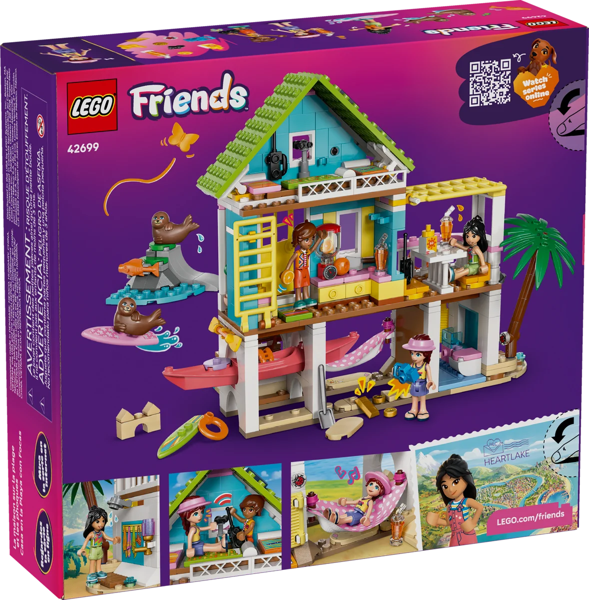 LEGO® 42699 LEGO Friends Domek na plaży z fokami - zdjęcie 2