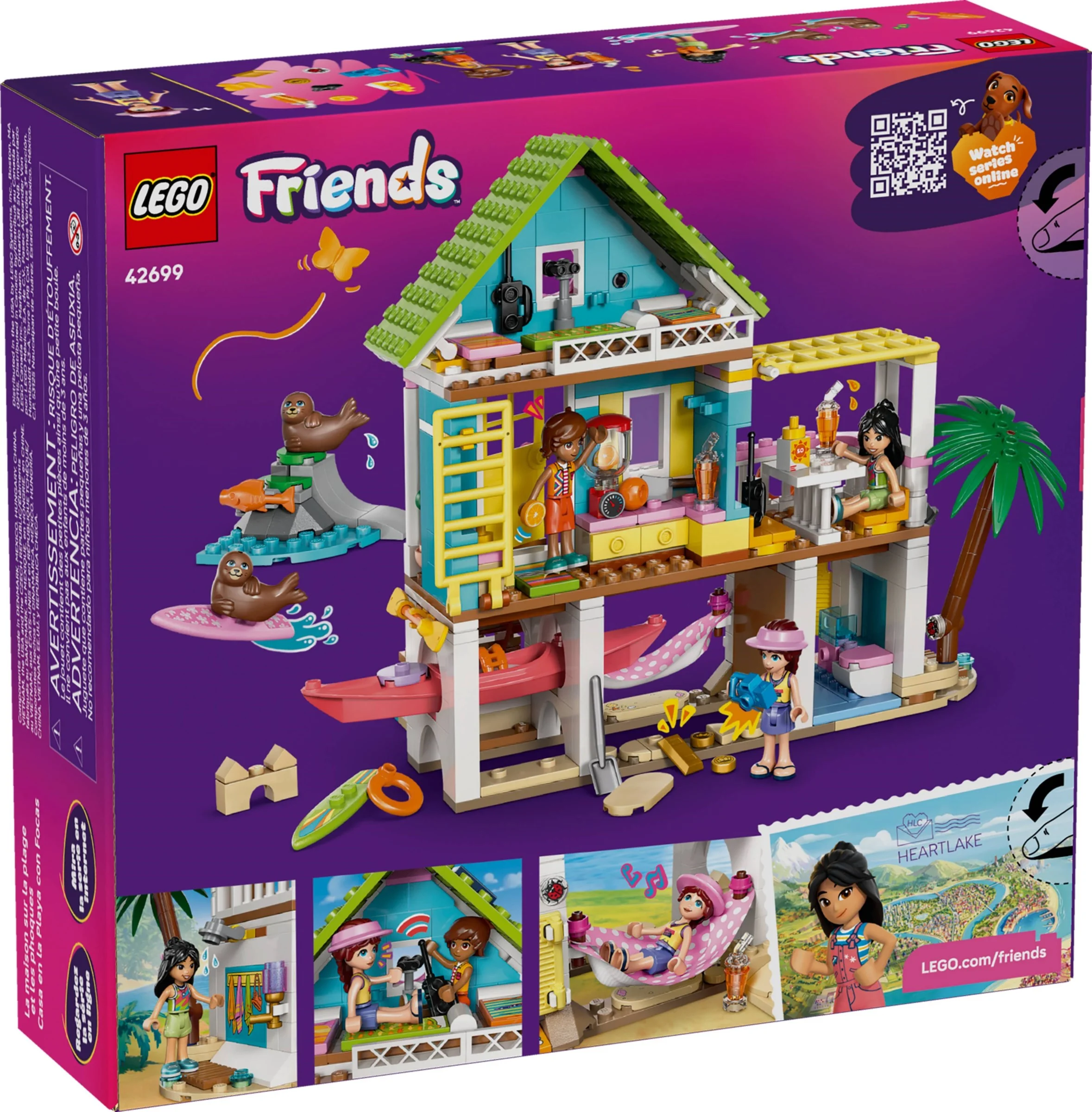 LEGO® 42699 LEGO Friends Domek na plaży z fokami - zdjęcie 1