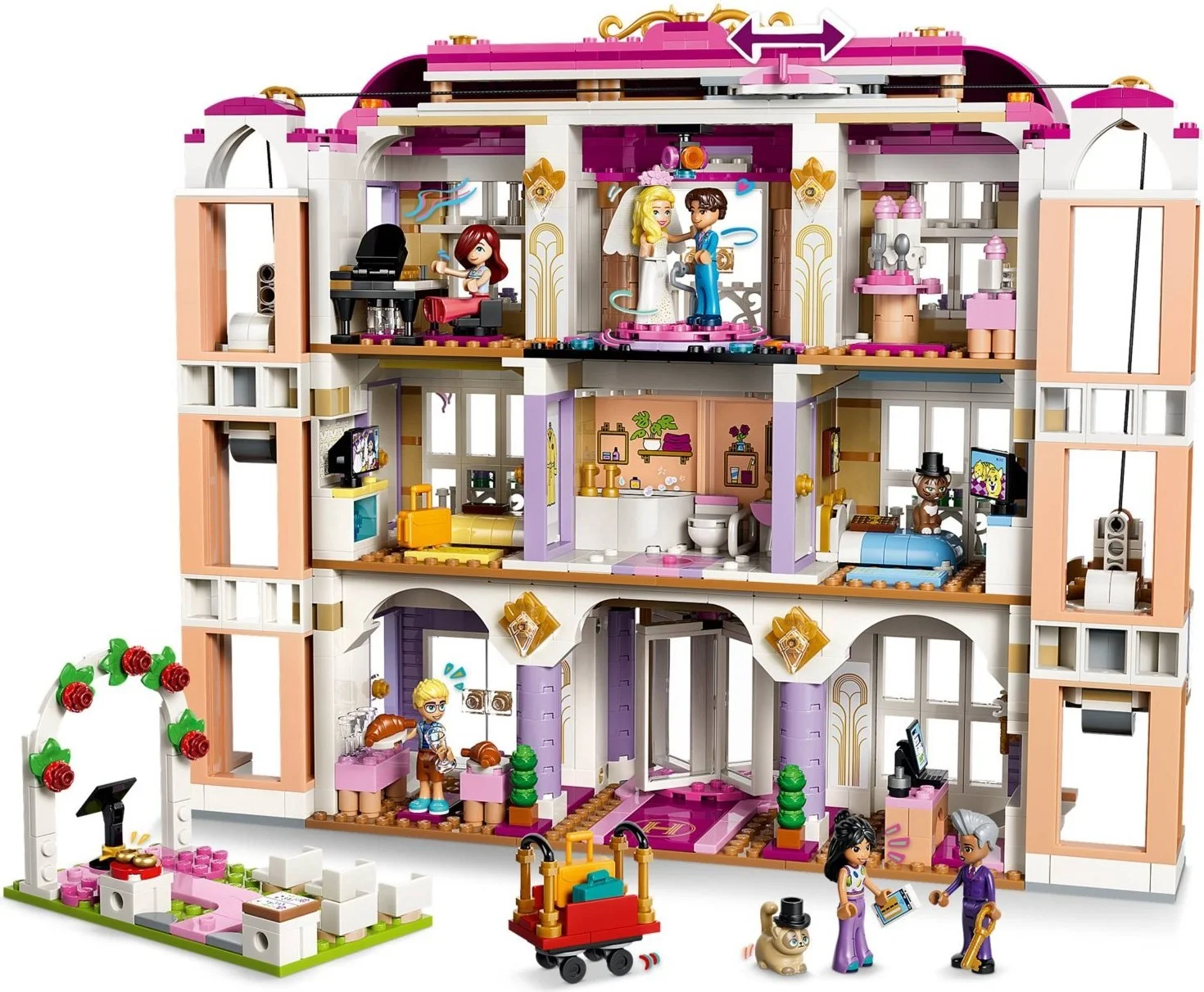LEGO® 42704 Grand Hotel w mieście Heartlake - zdjęcie 15