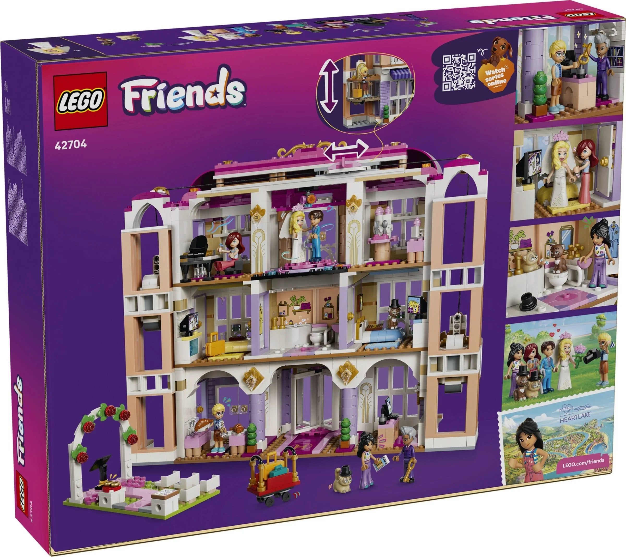 LEGO® 42704 Grand Hotel w mieście Heartlake - zdjęcie 2