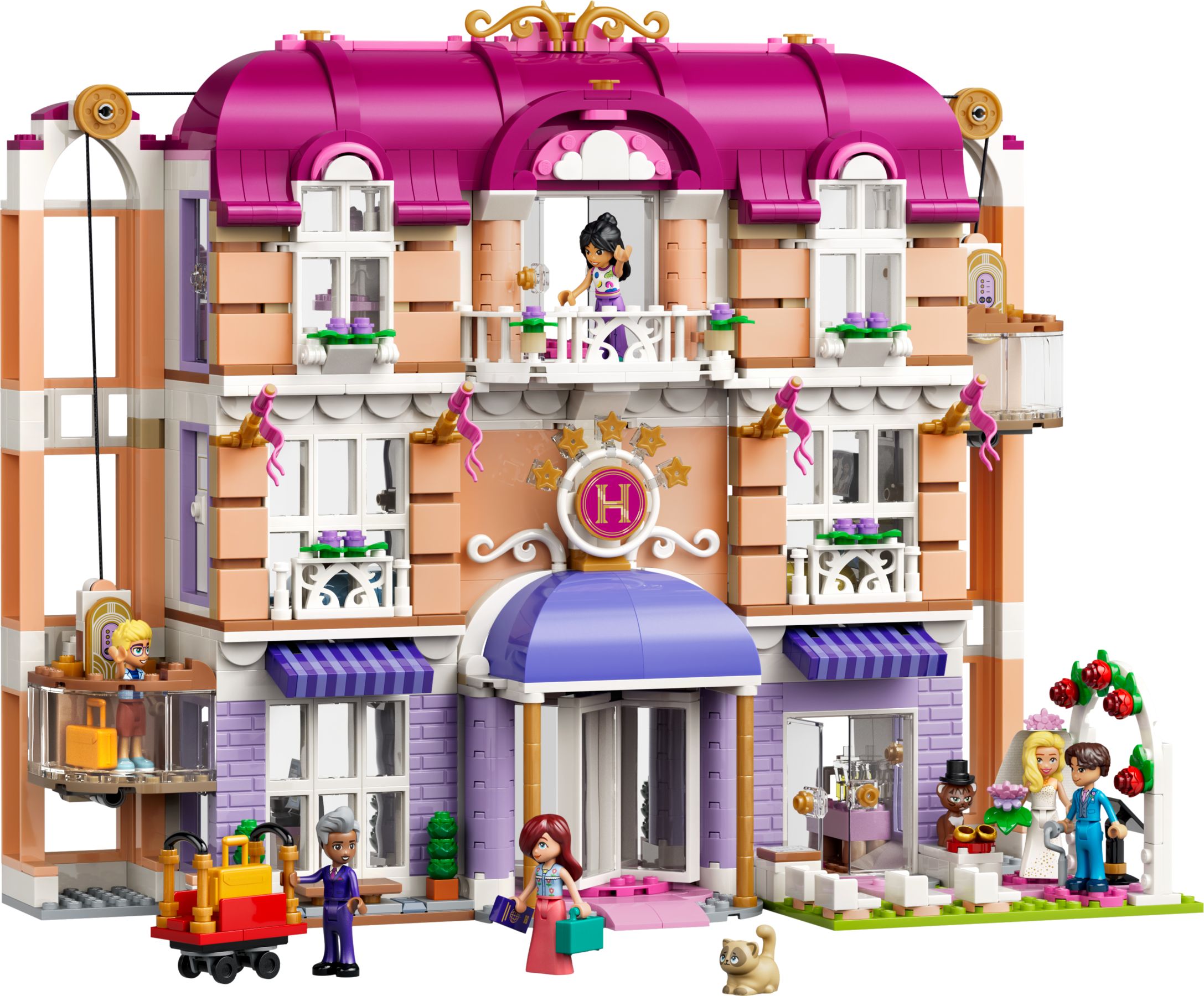 LEGO® 42704 Grand Hotel w mieście Heartlake