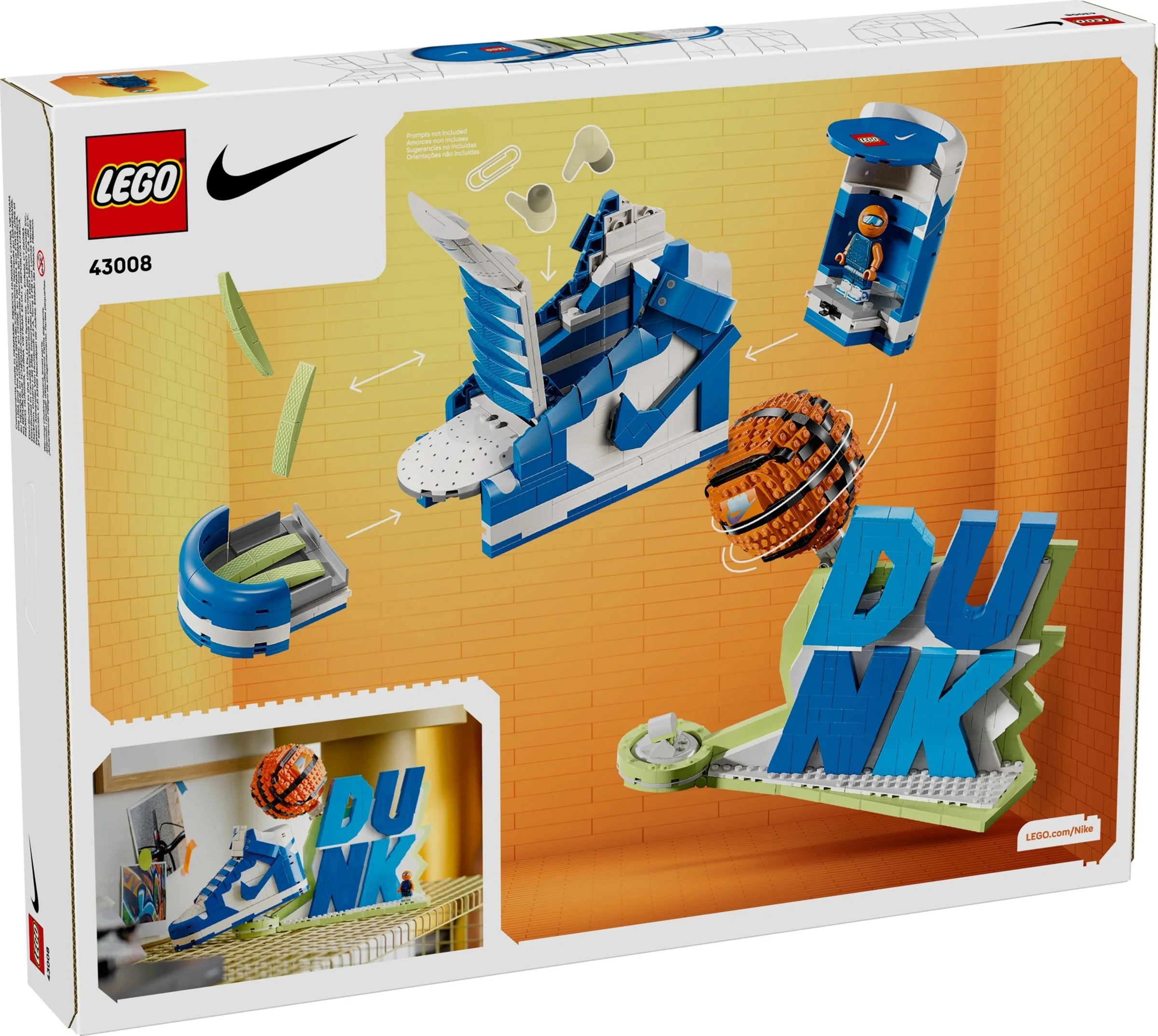 LEGO® 43008 Nike Dunk x LEGO® Set - zdjęcie 2