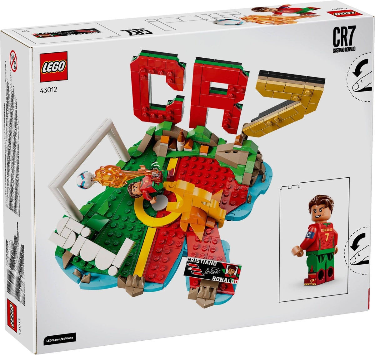 LEGO® 43012 Cristiano Ronaldo - piłkarskie momenty - zdjęcie 5