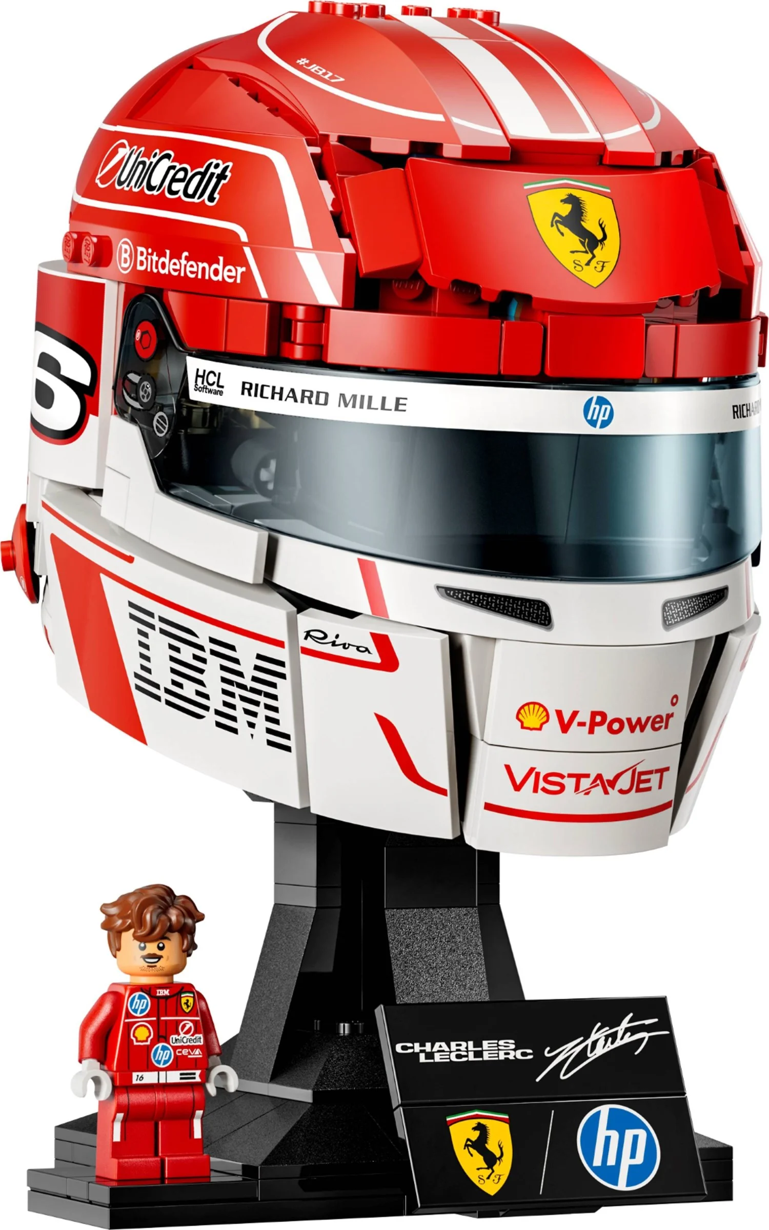 LEGO® 43014 LEGO Editions Formula 1 Vehicles Kask Charles Leclerc Scuderia Ferrari HP - zdjęcie 9