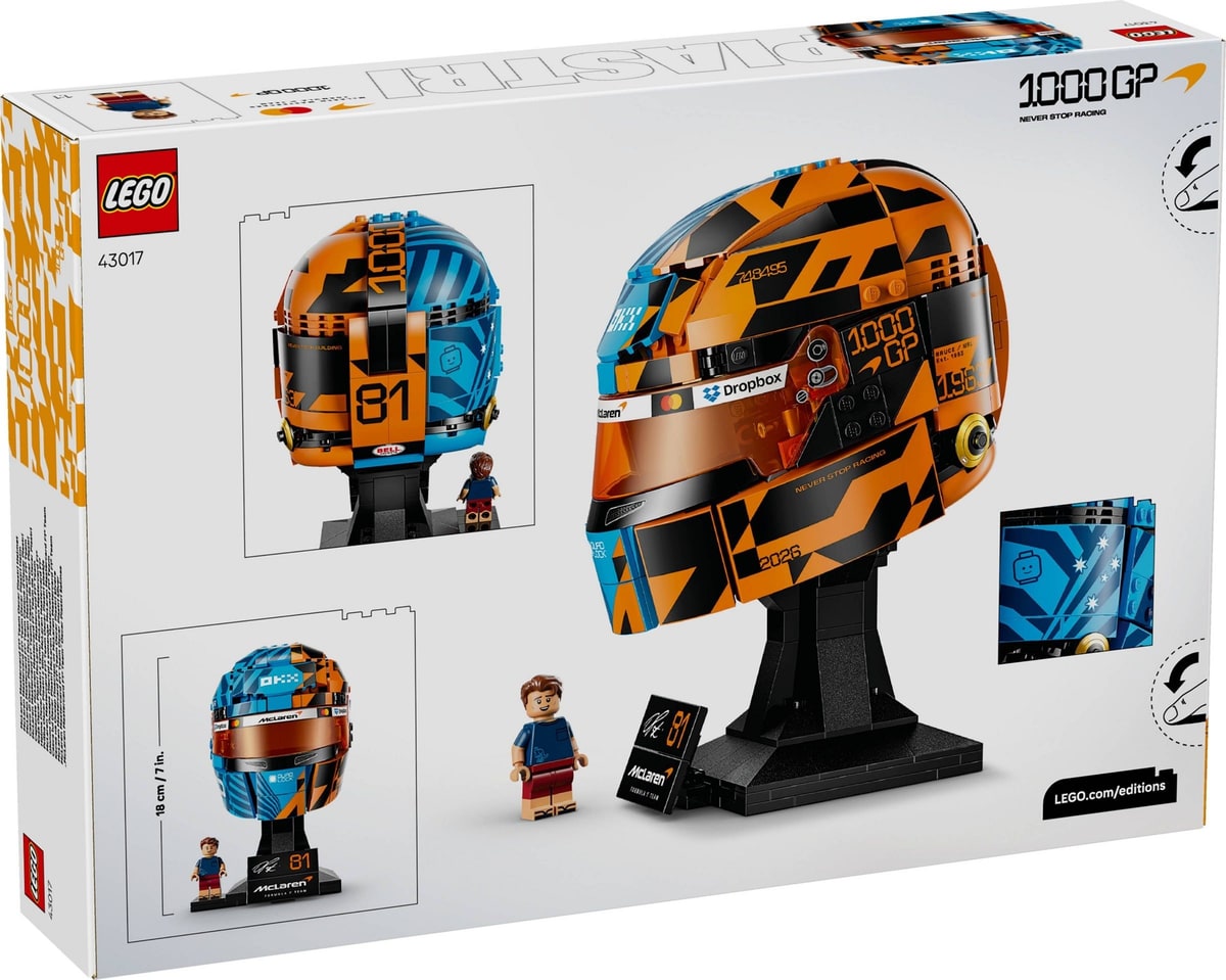 LEGO® 43017 Kask Oscar Piastri McLaren Mastercard F1 Team - zdjęcie 1