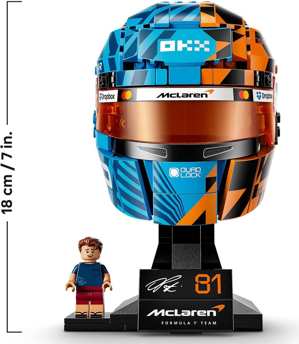 LEGO® 43017 Kask Oscar Piastri McLaren Mastercard F1 Team - zdjęcie 9