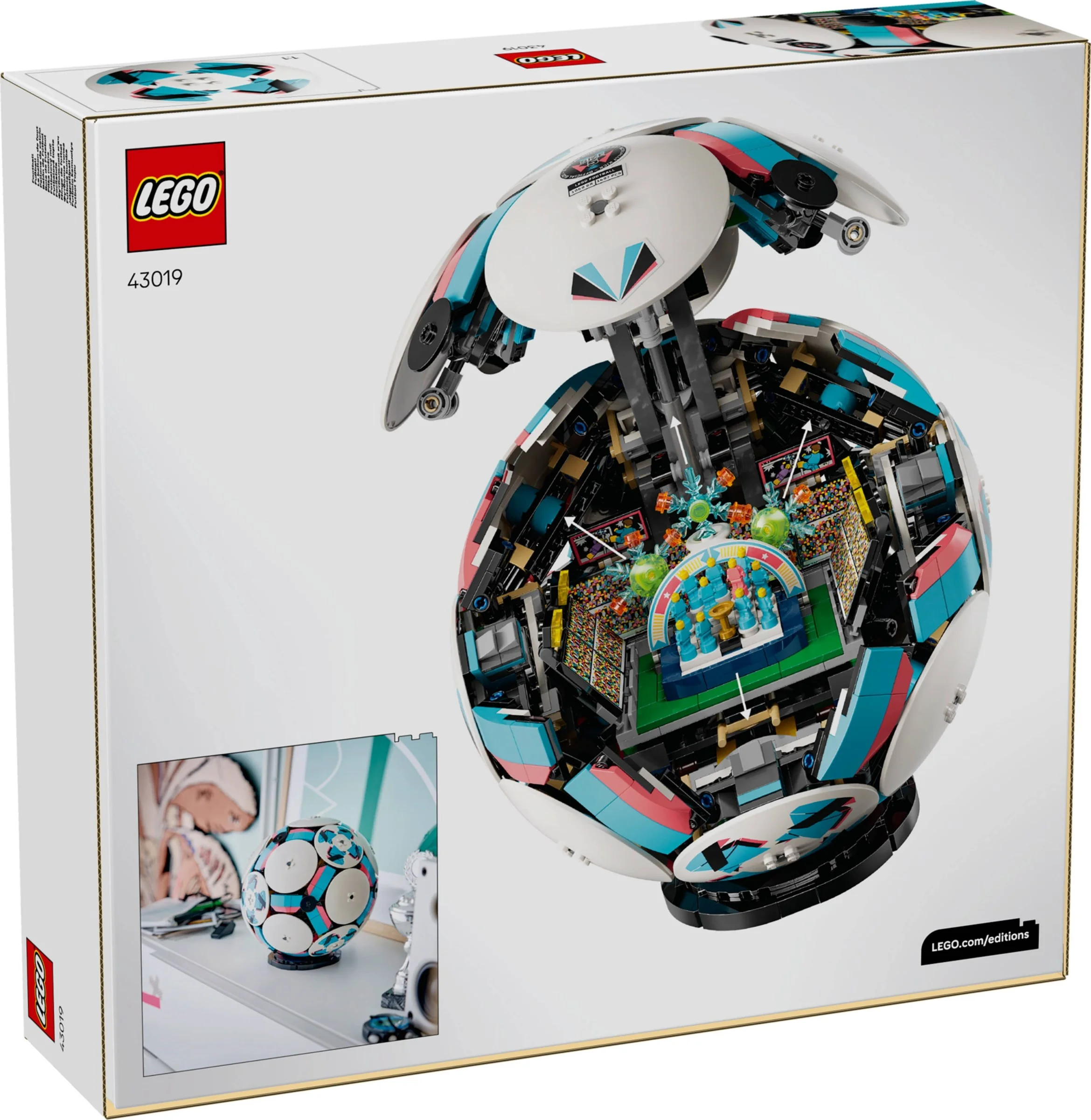 LEGO® 43019 LEGO Editions Football Sports Piłka Ze Stadionem w Środku - zdjęcie 10