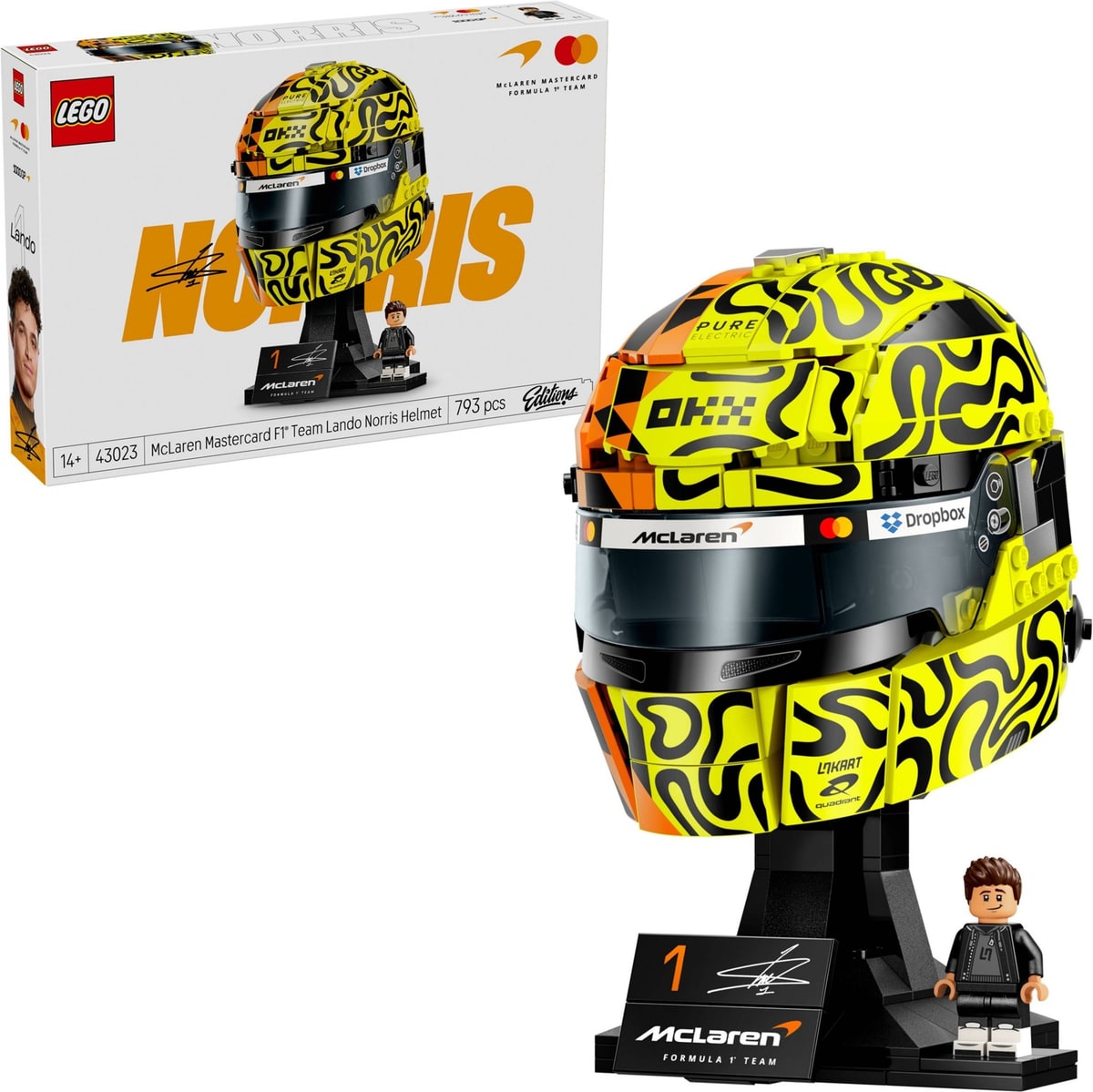 LEGO® 43023 Kask Lando Norris McLaren Mastercard F1 Team - zdjęcie 2