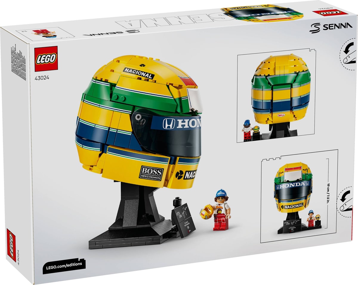 LEGO® 43024 Kask Ayrton Senna, zestaw klocków 14+ - zdjęcie 2