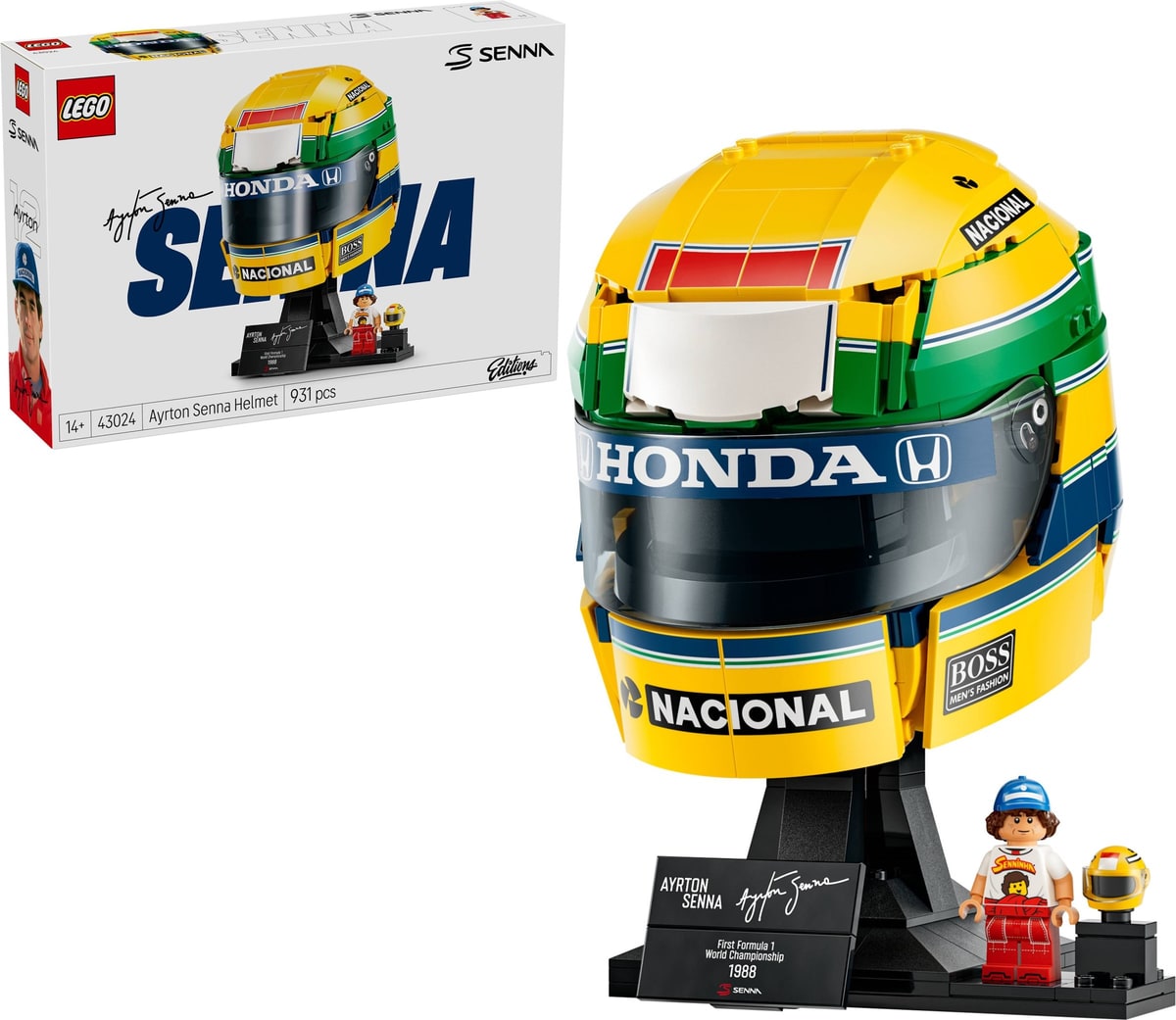 LEGO® 43024 Kask Ayrton Senna, zestaw klocków 14+ - zdjęcie 3