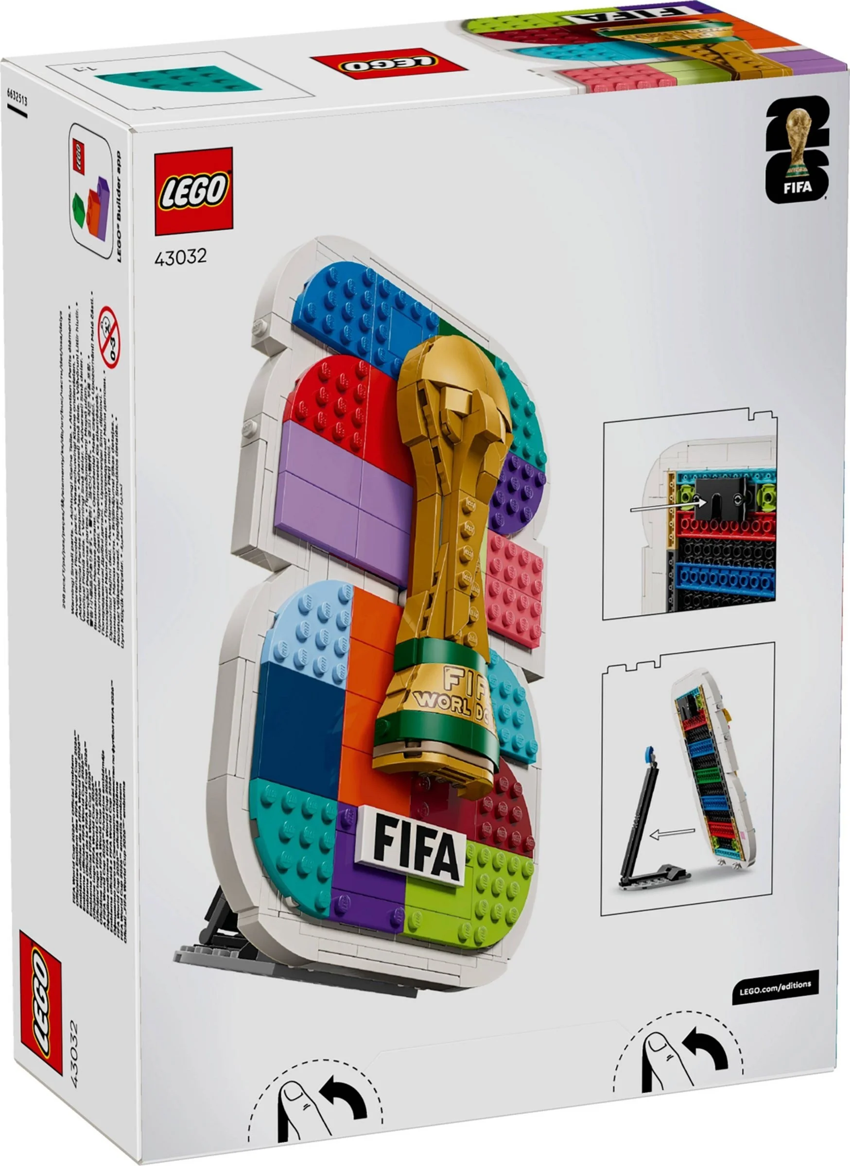 LEGO® 43032 FIFA World Cup 2026 Official Emblem - zdjęcie 3
