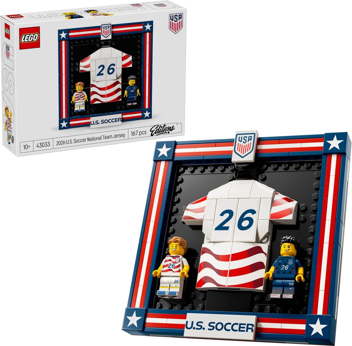 LEGO® 43033 Koszulka piłkarska reprezentacji USA 2026 - zdjęcie 5