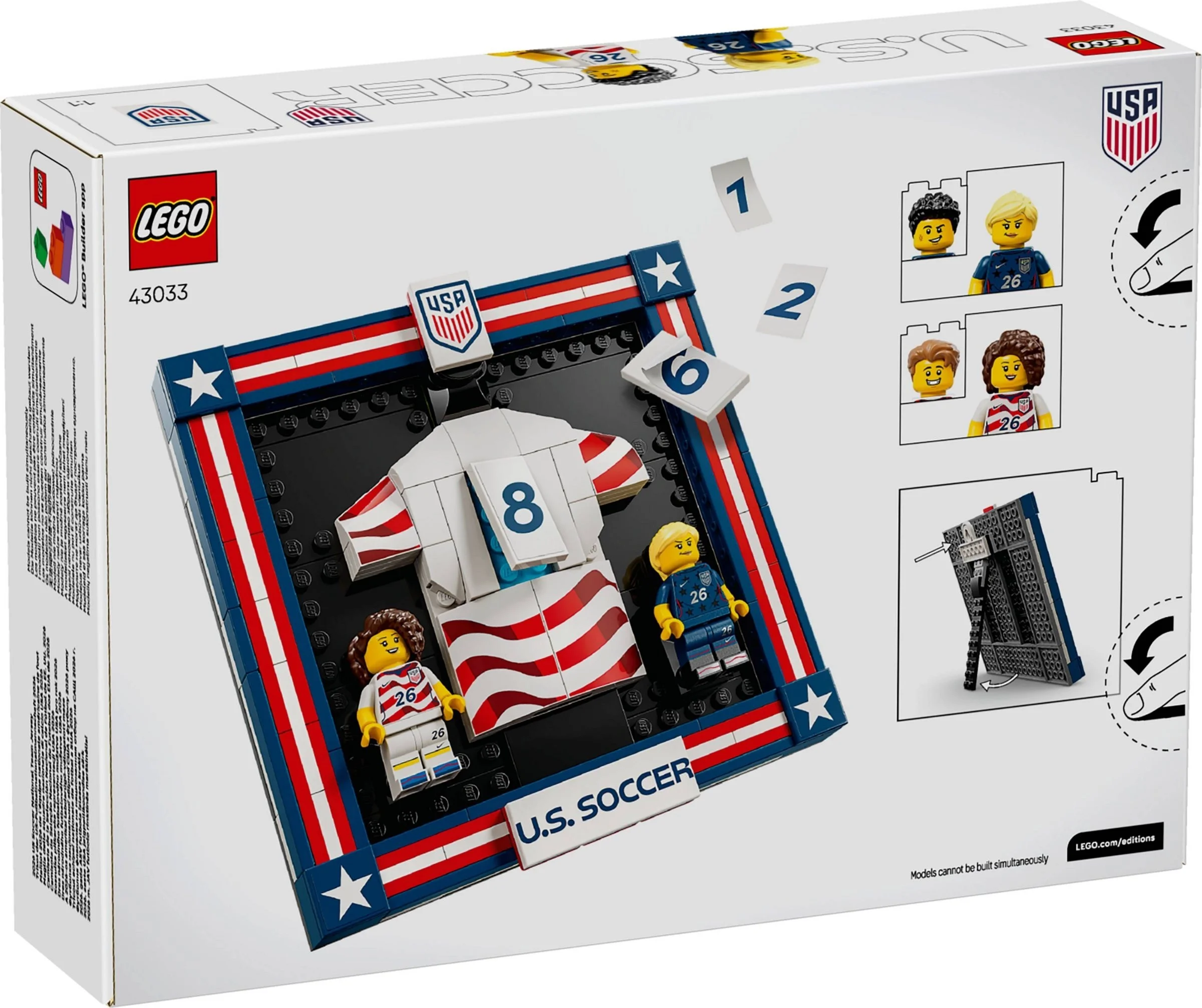 LEGO® 43033 U.S. Soccer National Team Jersey - zdjęcie 2