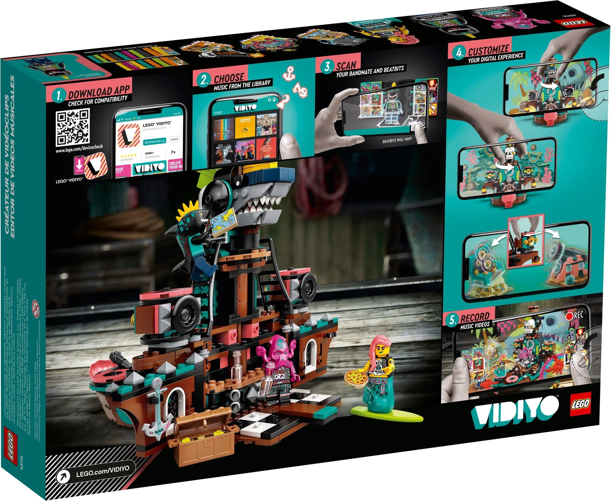 LEGO® 43114 P43114 Punk Pirate Ship Statek - zdjęcie 10