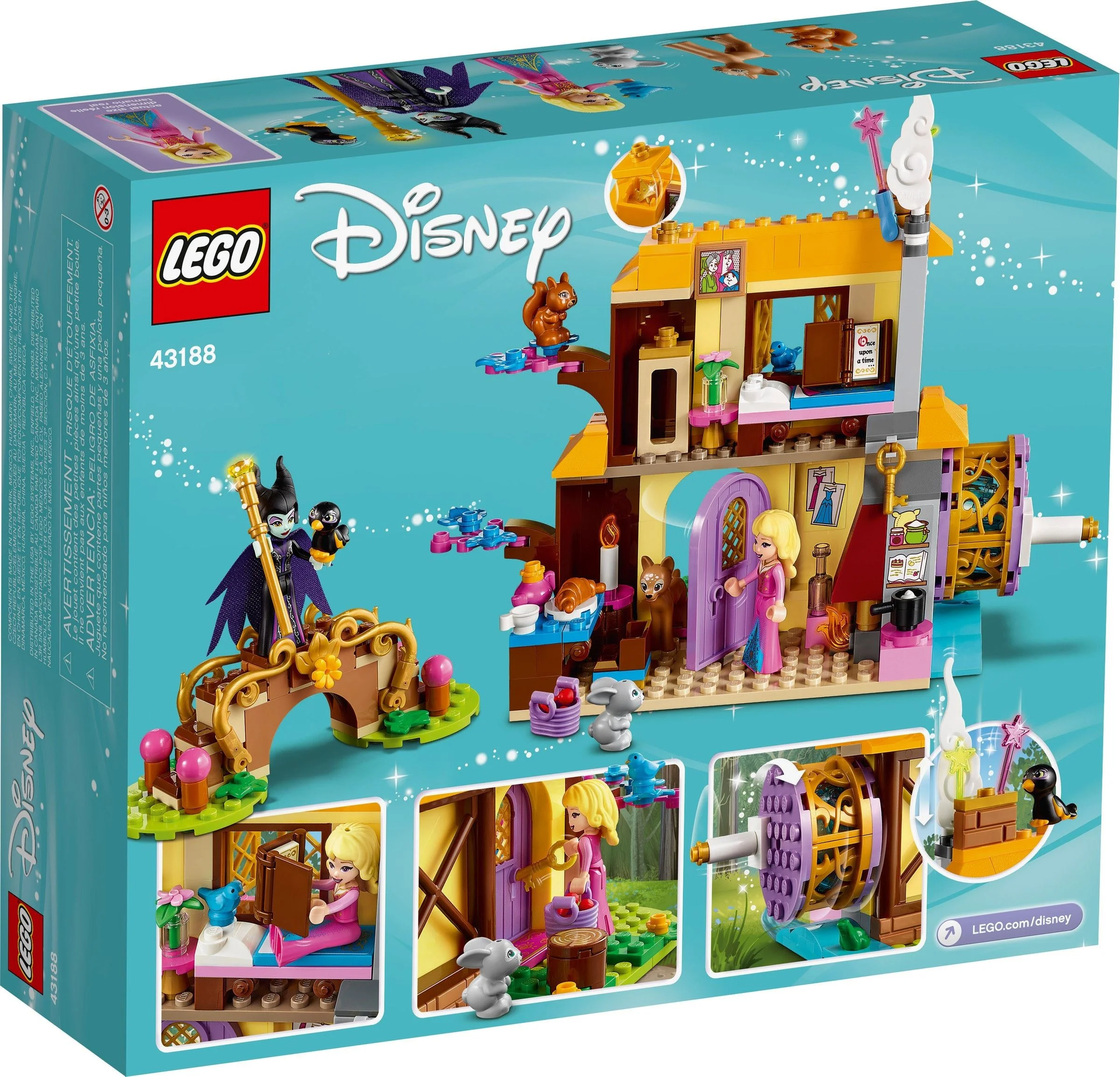 LEGO® 43188 Princess Leśna chatka Aurory - zdjęcie 4
