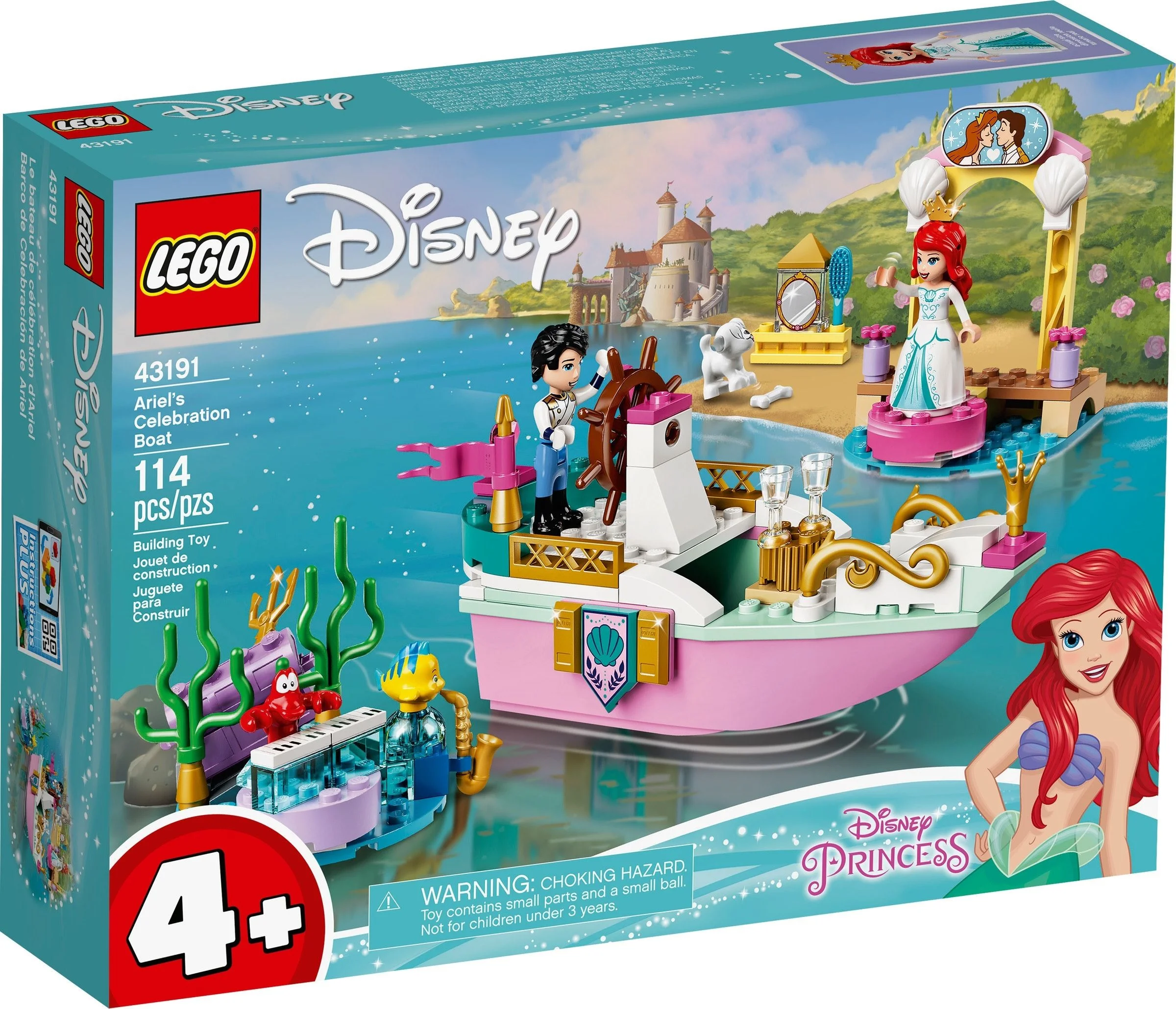 LEGO® 43191 Świąteczna łódź Arielki - zdjęcie 2