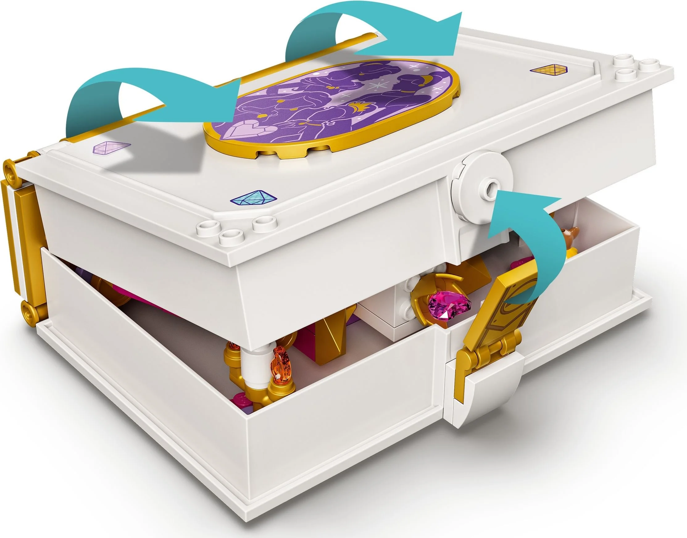 LEGO® 43193 Książka z przygodami Arielki, Belli, Kopciuszka i Tiany - zdjęcie 5