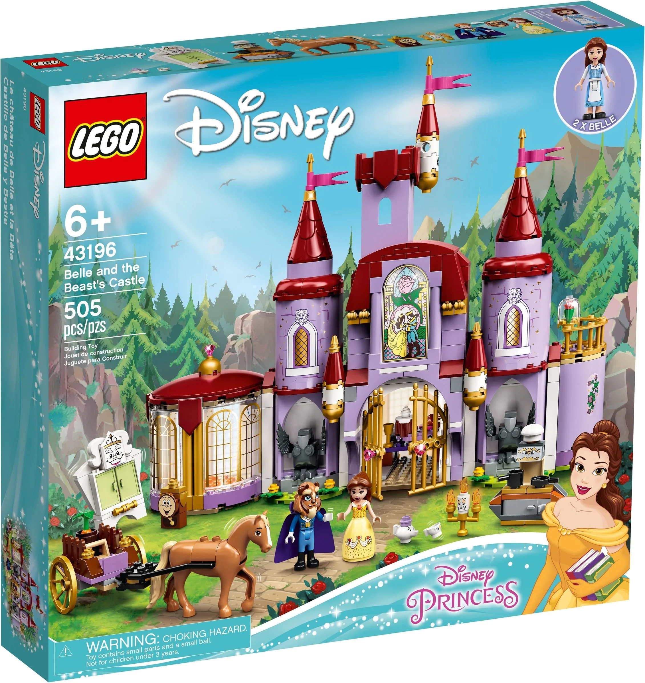 LEGO® 43196 Zamek Belli i Bestii - zdjęcie 2