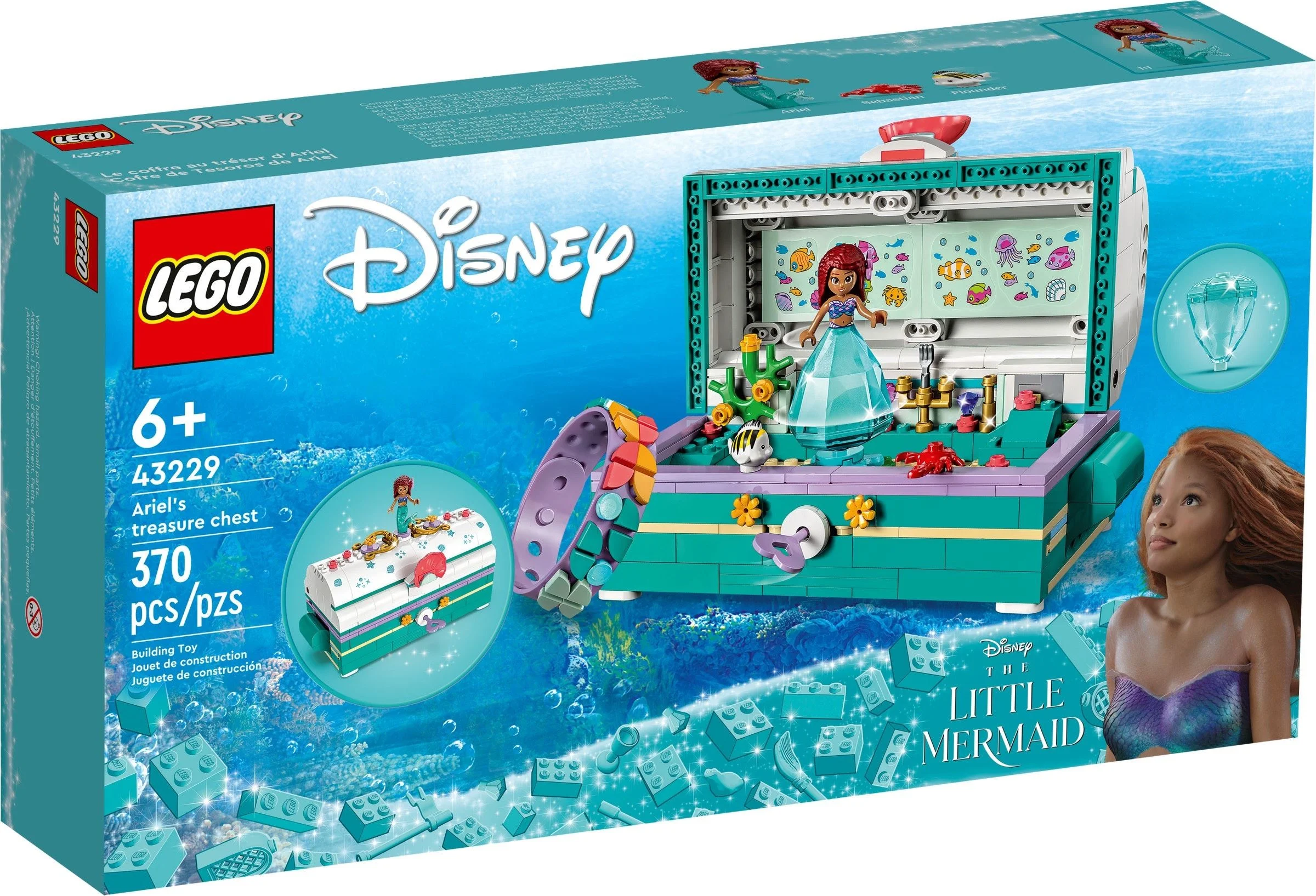 LEGO Disney Princess Skrzynia ze skarbami Arielki