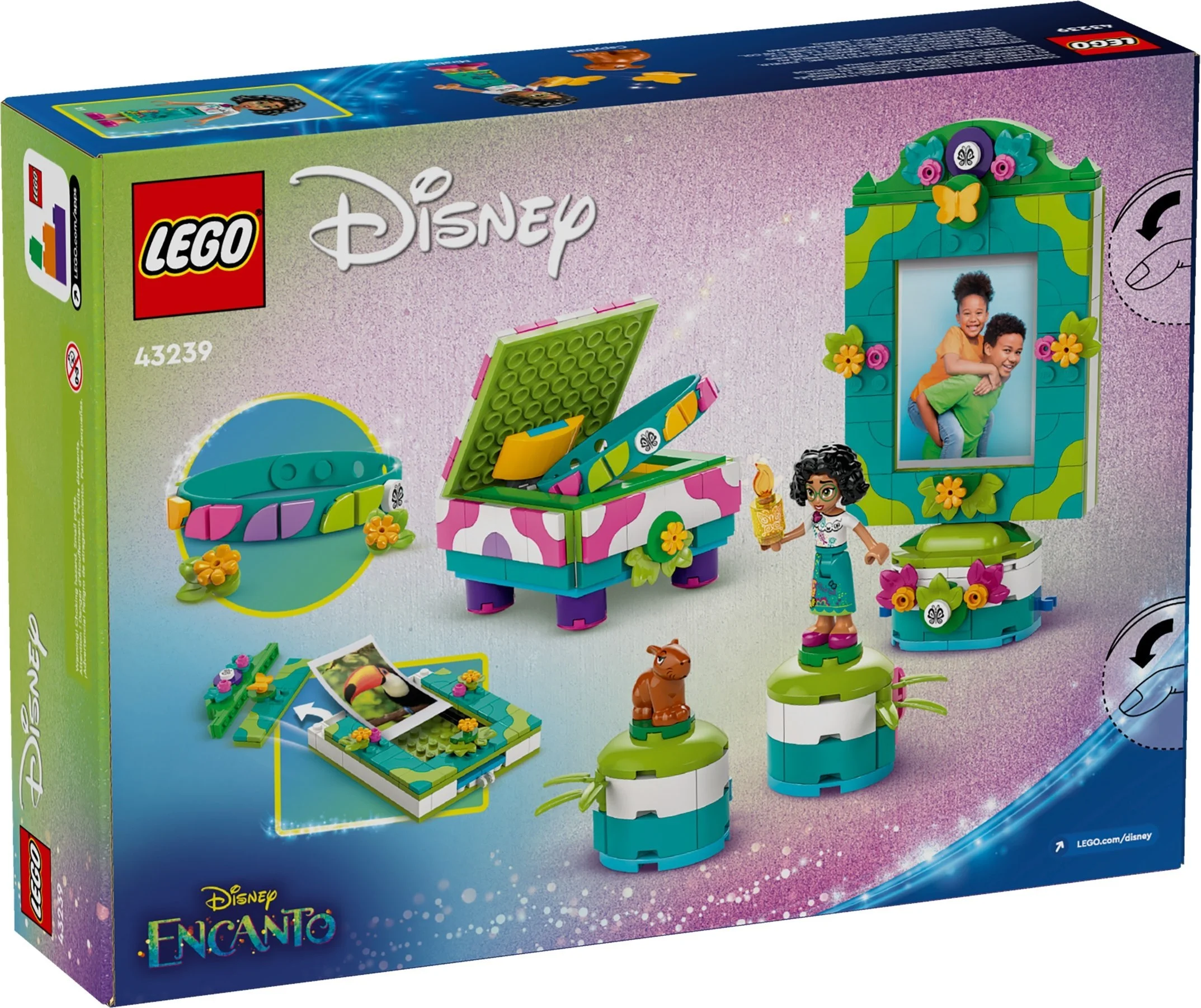 LEGO® 43239 LEGO Disney Ramka na zdjęcia i szkatułka Mirabel - zdjęcie 3
