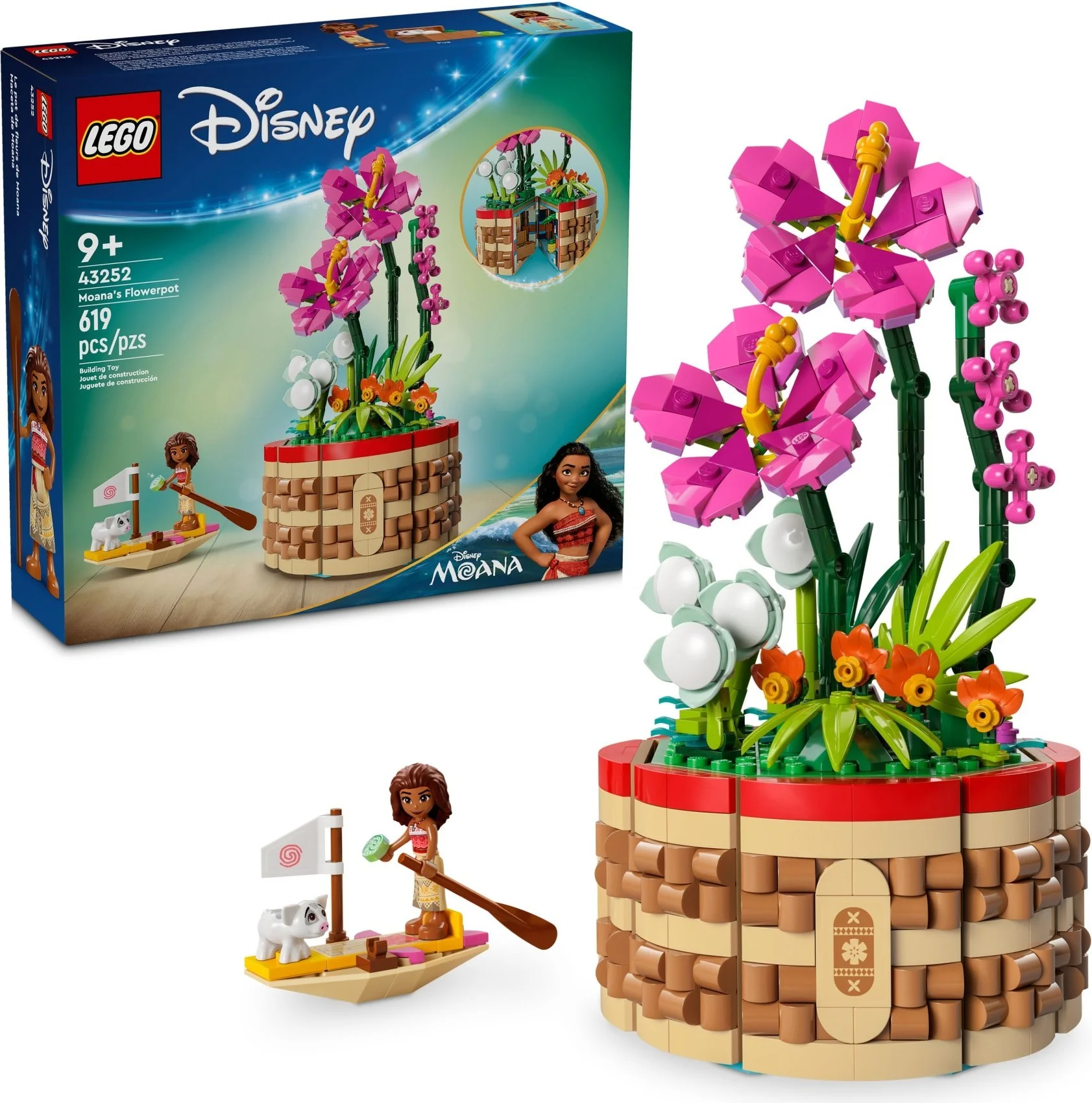 LEGO® 43252 Doniczka Vaiany+TORBA Prezentowa Lego-gratis - zdjęcie 8