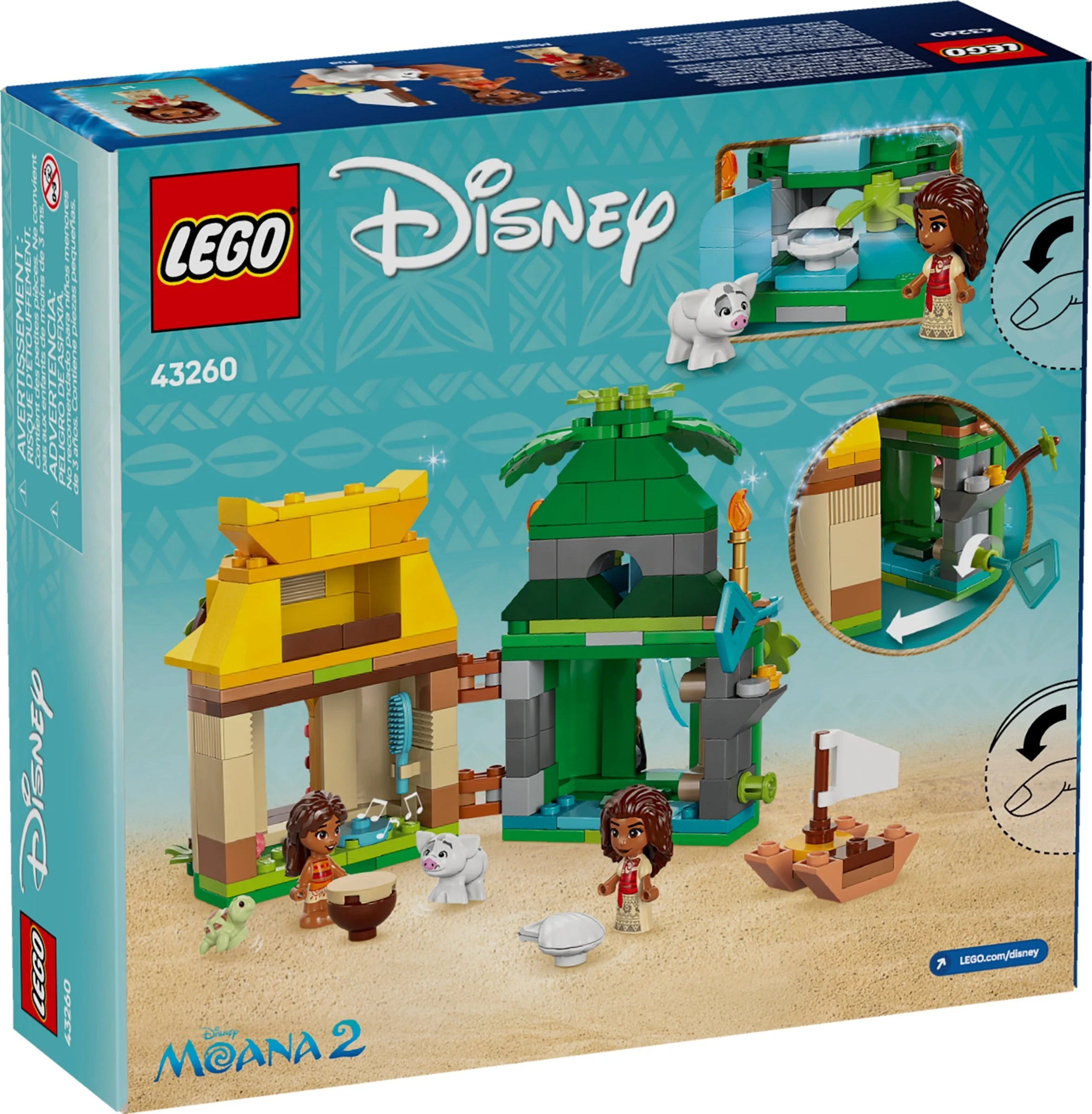 LEGO® 43260 Zabawy Vaiany na wyspie - zdjęcie 3