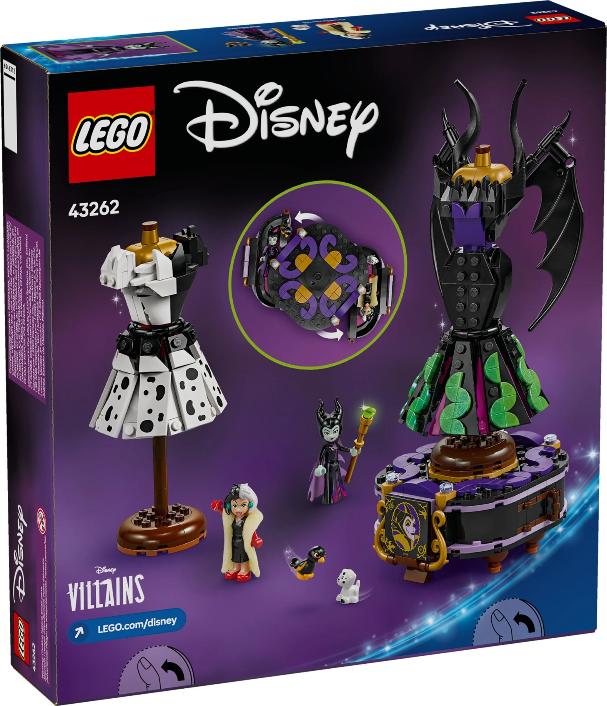 LEGO® 43262 Suknie Diaboliny i Cruelli De Mon - zdjęcie 2