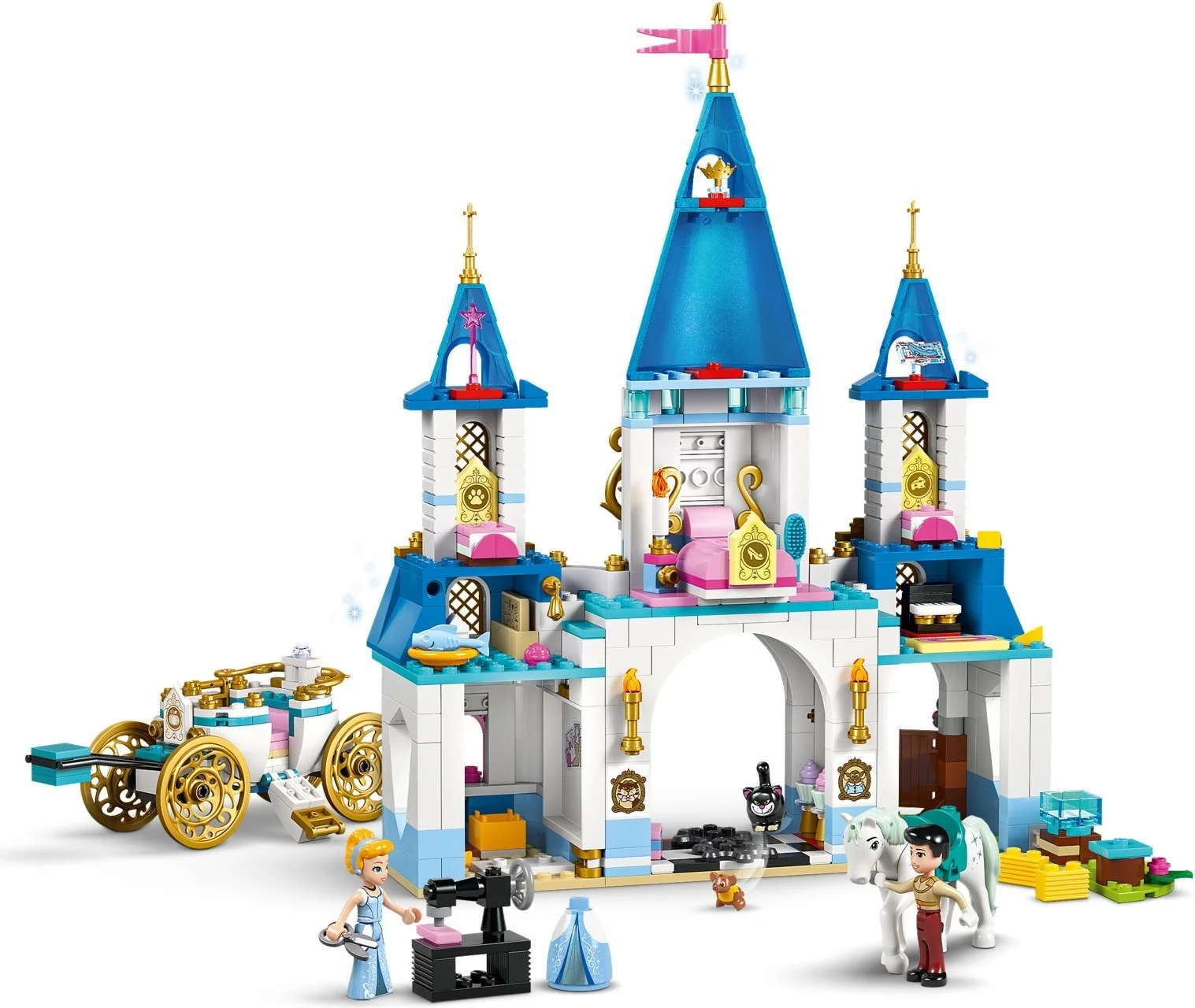 LEGO® 43275 Zamek Kopciuszka i kareta - zdjęcie 9