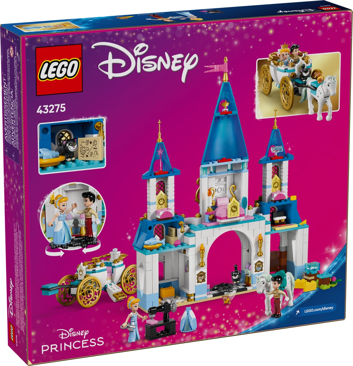 LEGO® 43275 Zamek Kopciuszka i kareta - zdjęcie 6