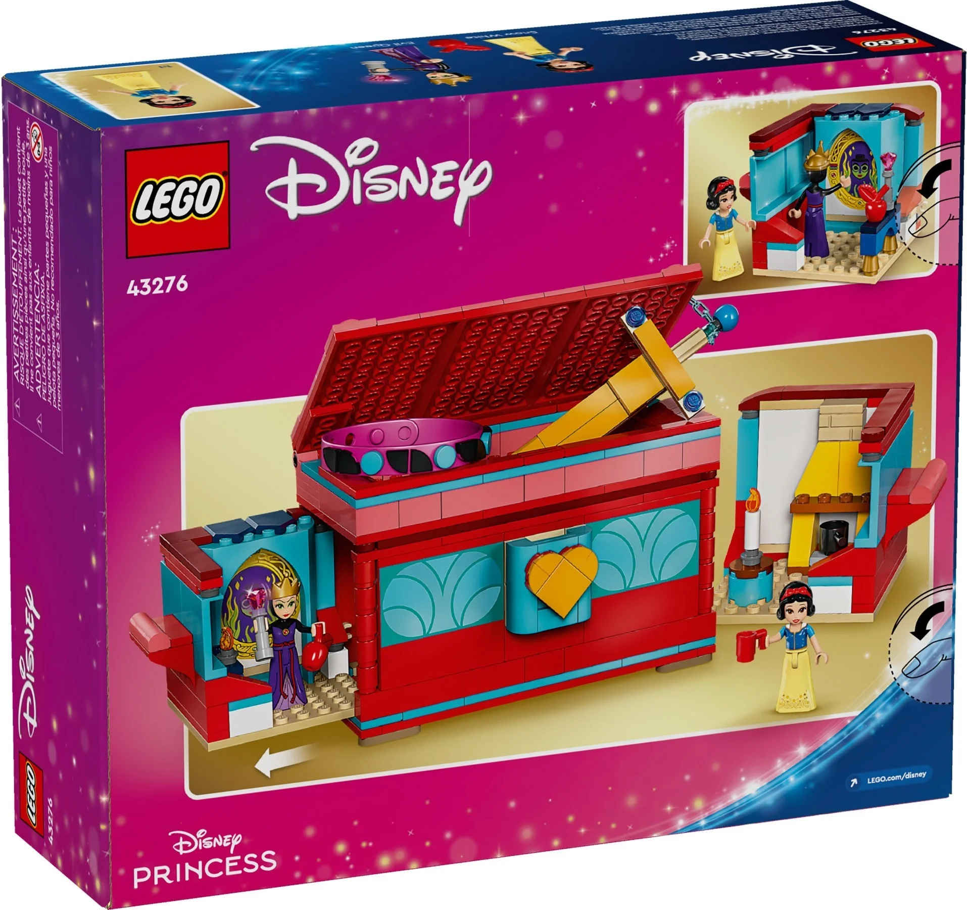 LEGO® 43276 LEGO Disney Princess Szkatułka na biżuterię z Królewną Śnieżką - zdjęcie 6