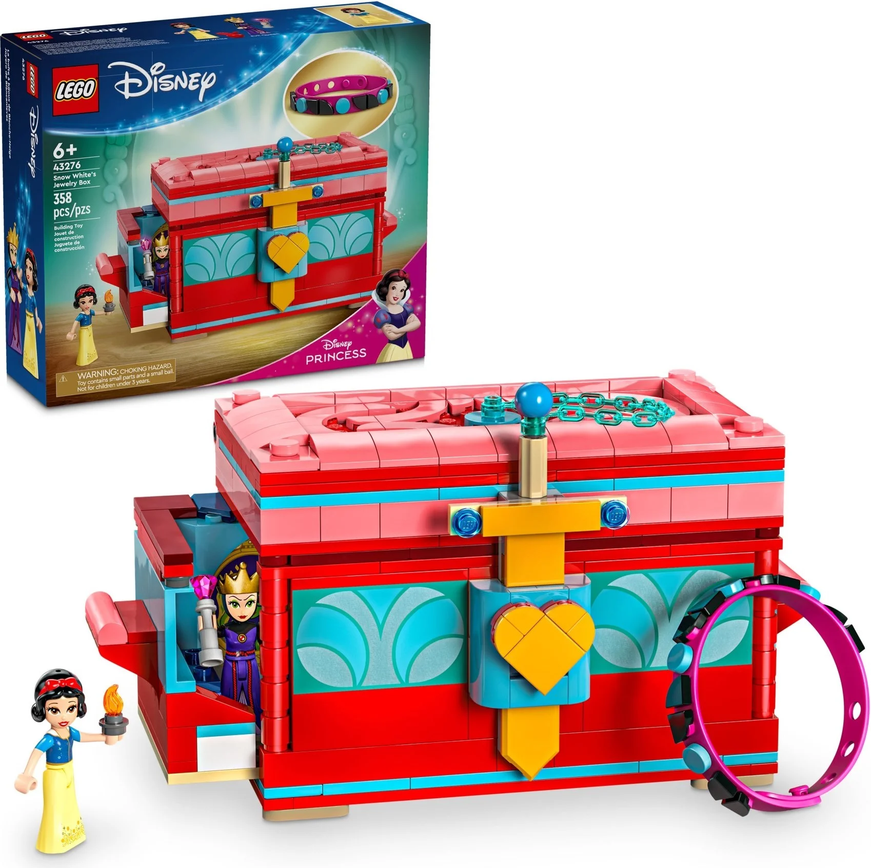 LEGO® 43276 LEGO Disney Princess Szkatułka na biżuterię z Królewną Śnieżką - zdjęcie 7