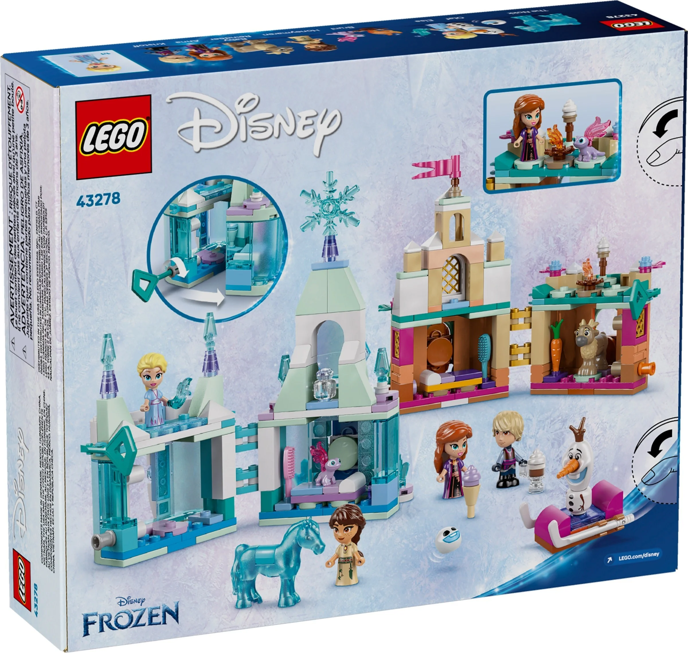 LEGO® 43278 Miniaturowy zamek w Arendelle i lodowy pałac Elzy - zdjęcie 2