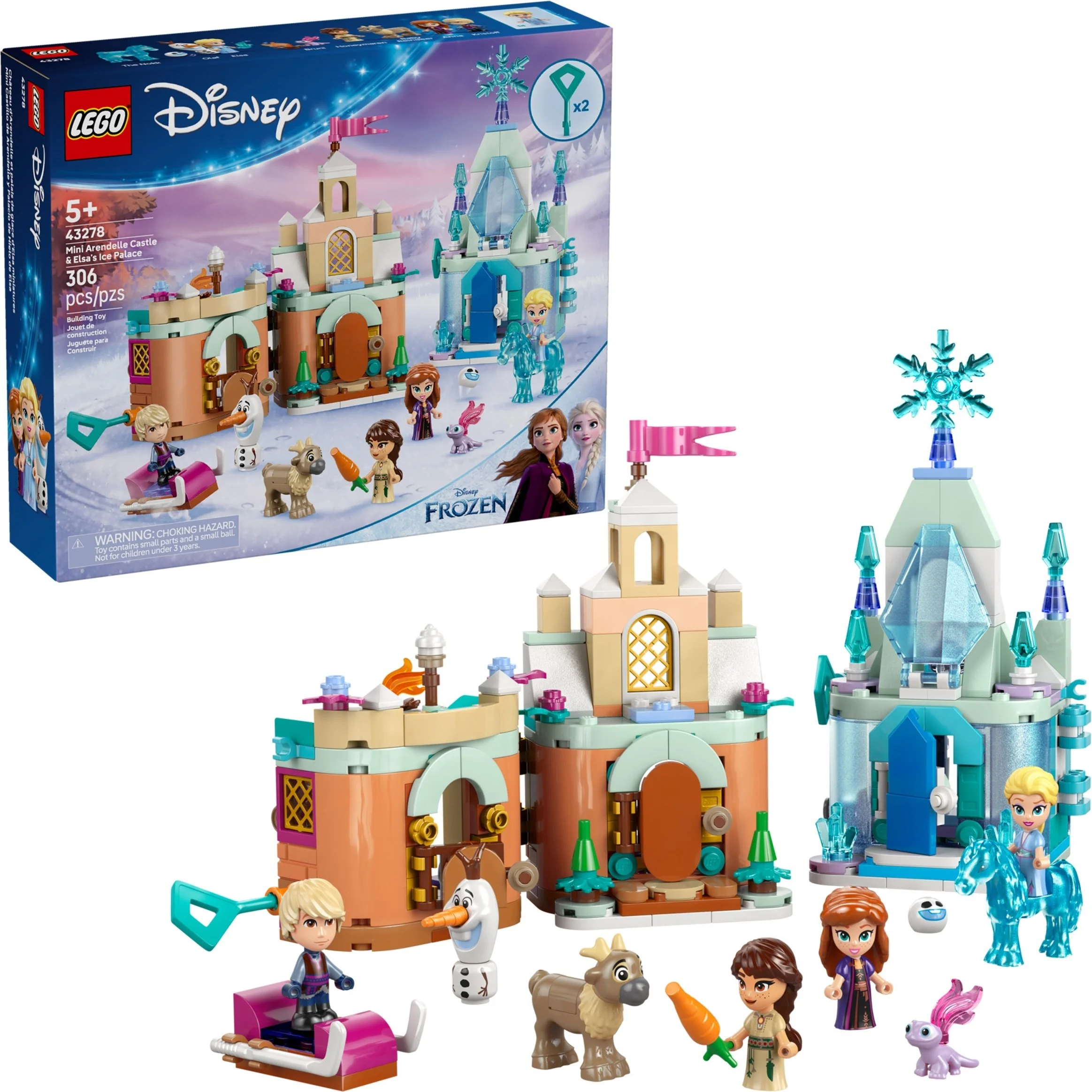 LEGO® 43278 Miniaturowy zamek w Arendelle i lodowy pałac Elzy - zdjęcie 4
