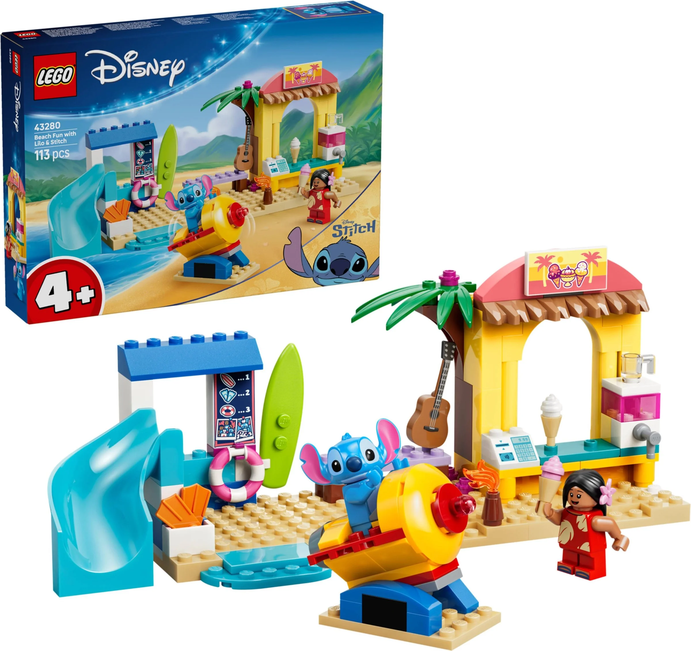 LEGO® 43280 Zabawa na plaży z Lilo i Stitchem - zdjęcie 2