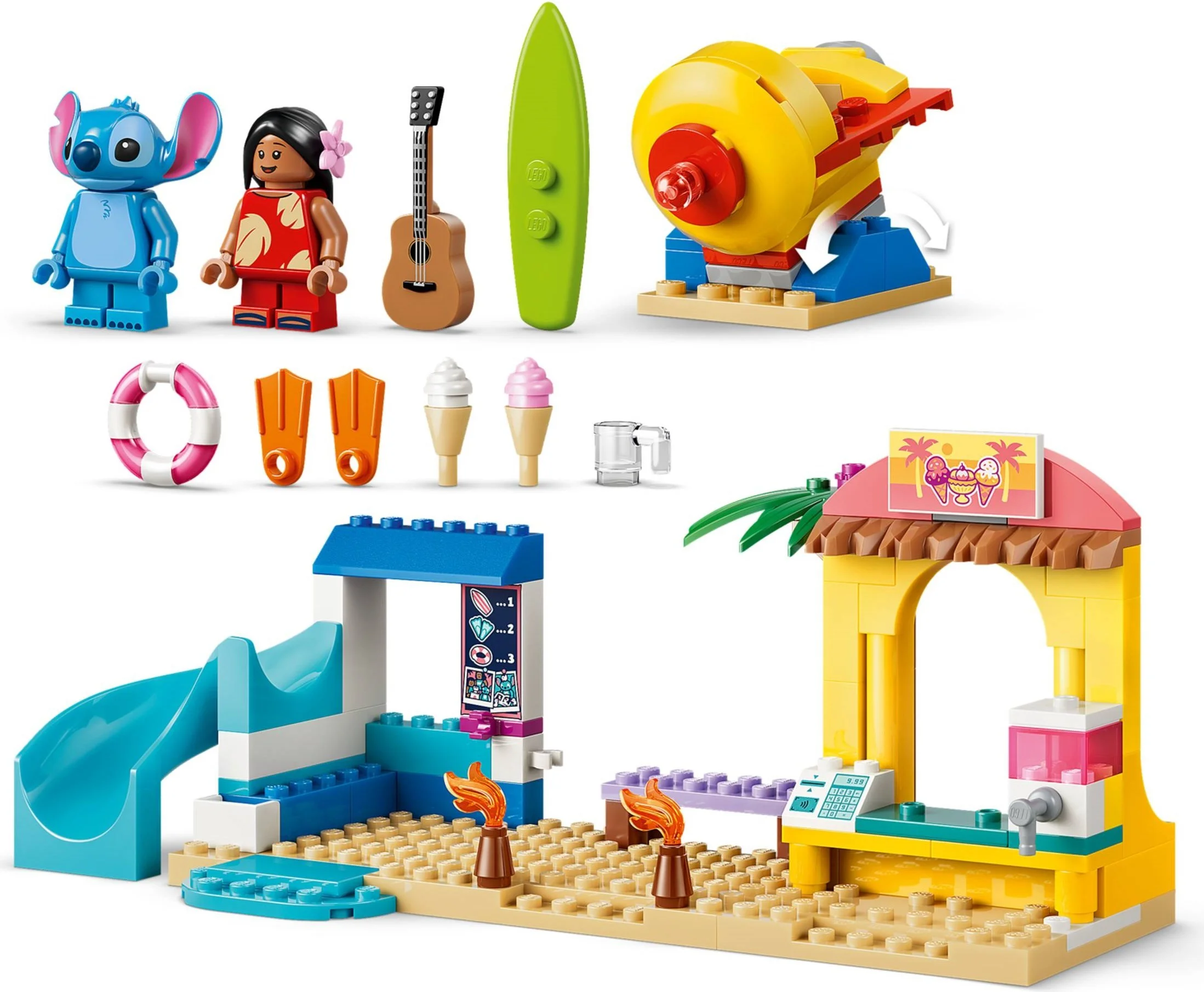LEGO® 43280 Zabawa na plaży z Lilo i Stitchem - zdjęcie 9