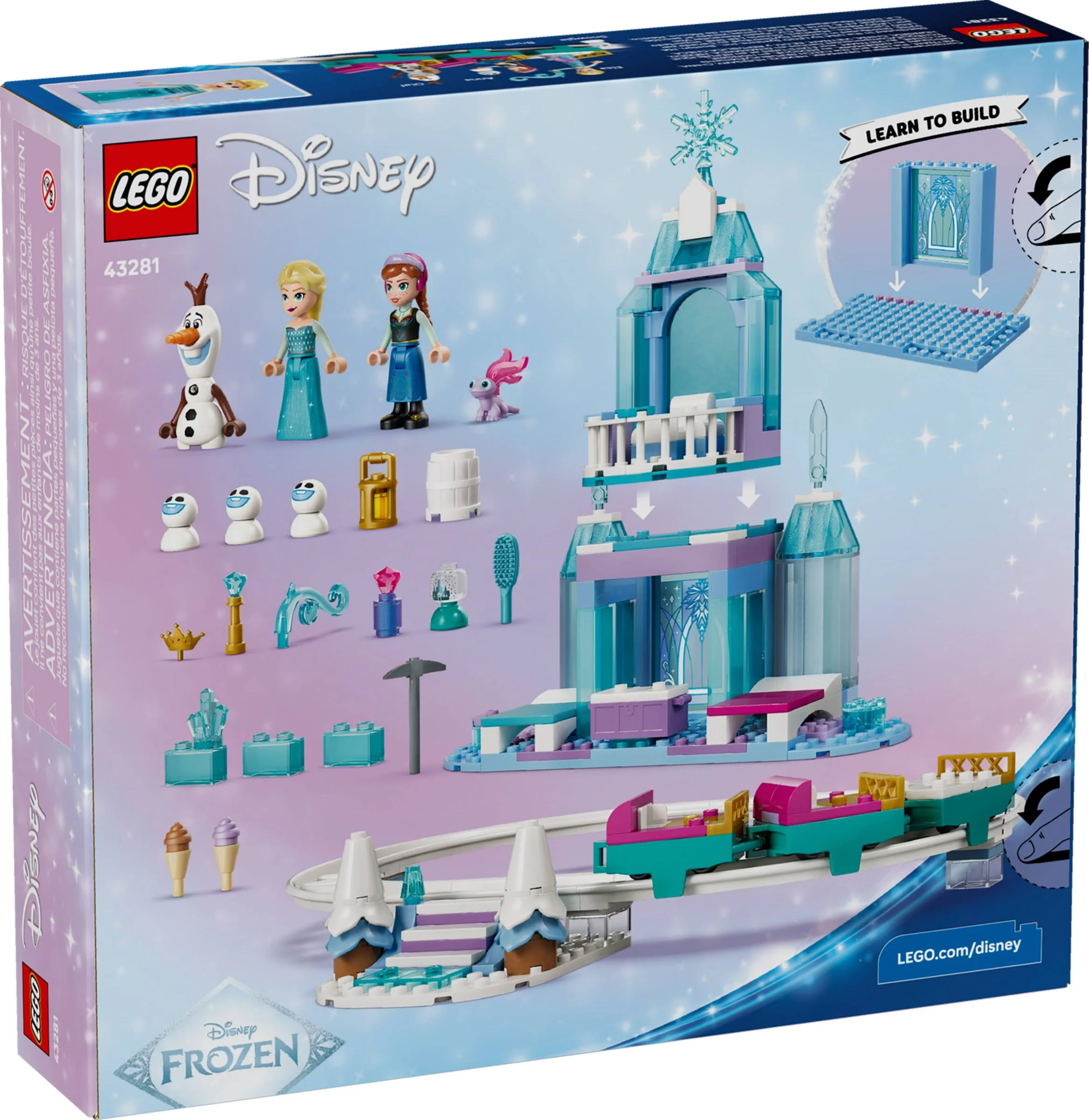LEGO® 43281 Lodowy Zamek Elzy i Śnieżna Przejażdżka - zdjęcie 2