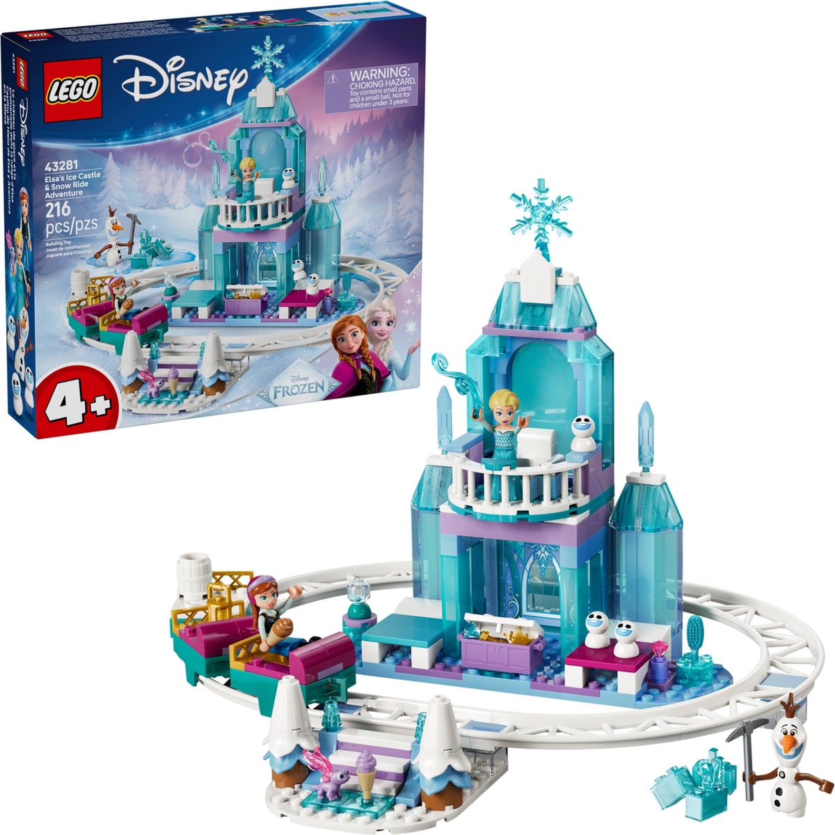 LEGO® 43281 Lodowy zamek Elzy i śnieżna przejażdżka - zdjęcie 5