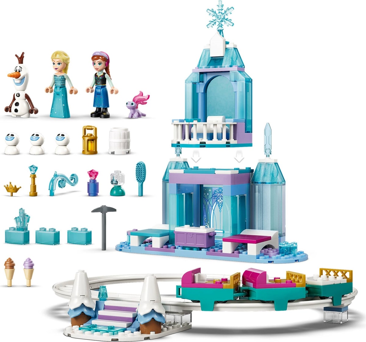 LEGO® 43281 Lodowy zamek Elzy i śnieżna przejażdżka - zdjęcie 19