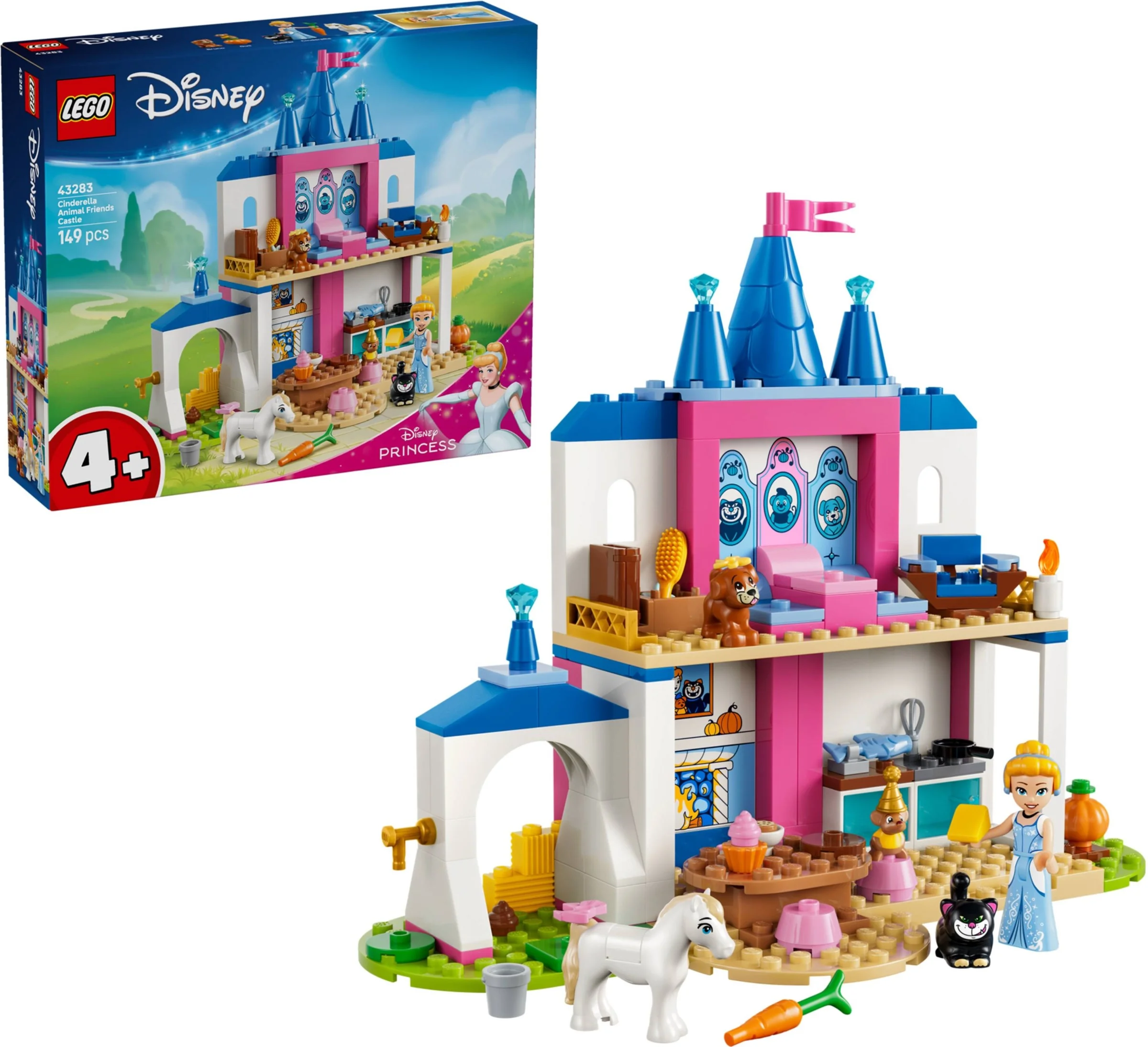 LEGO® 43283 Zamek Kopciuszka i jej zwierzęcych przyjaciół - zdjęcie 2