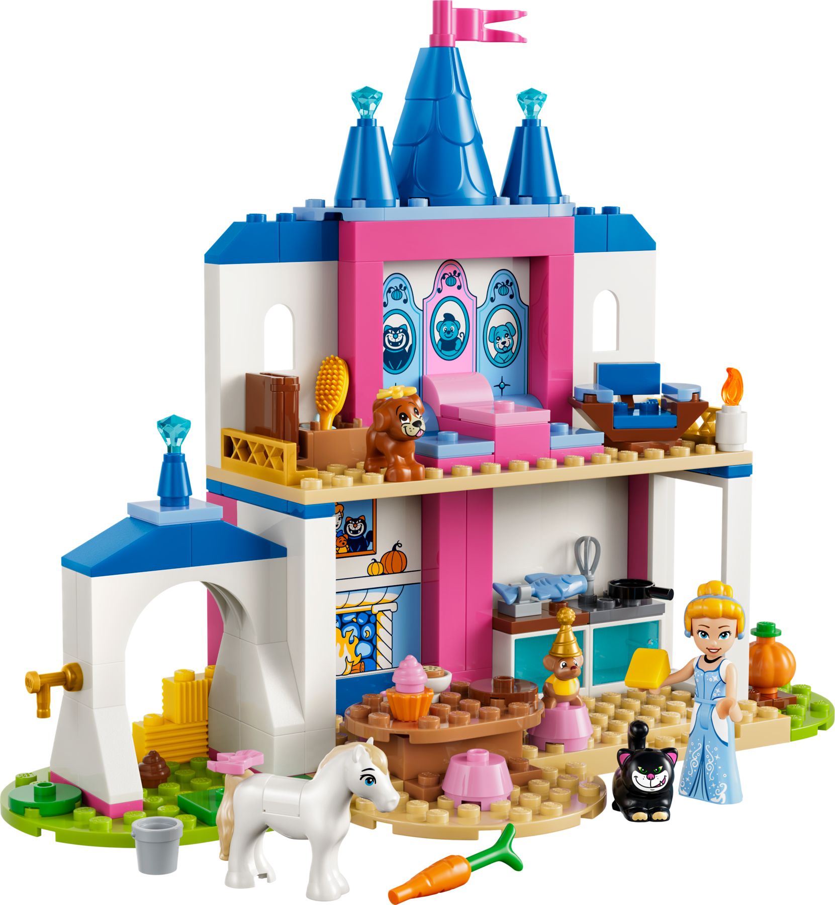 LEGO® 43283 Zamek Kopciuszka i jej zwierzęcych przyjaciół - zdjęcie 1