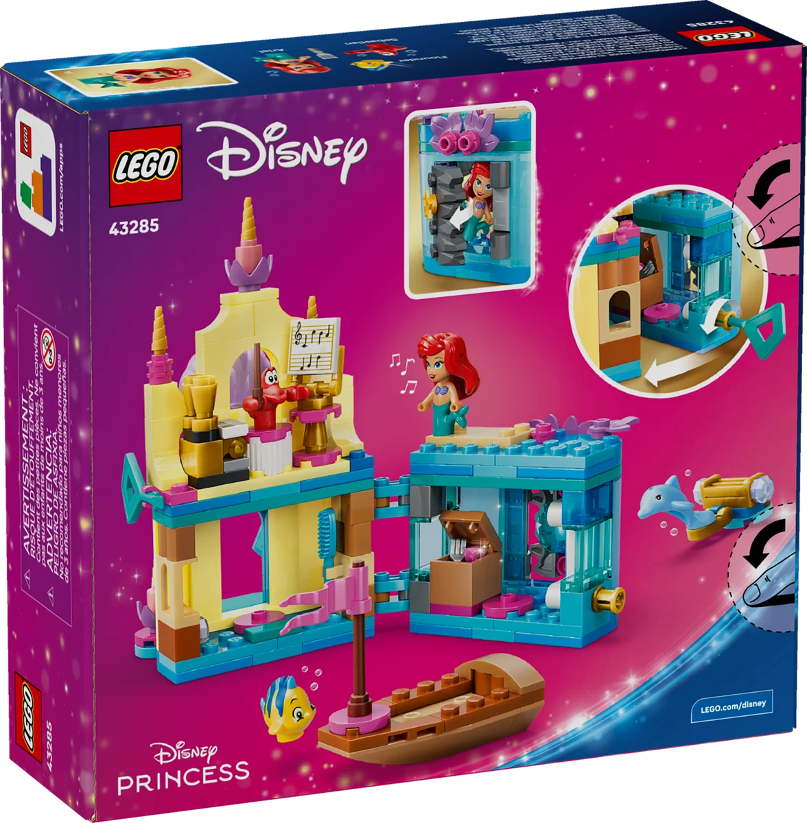 LEGO® 43285 LEGO Disney Princess Magiczny minipałac Arielki - zdjęcie 7