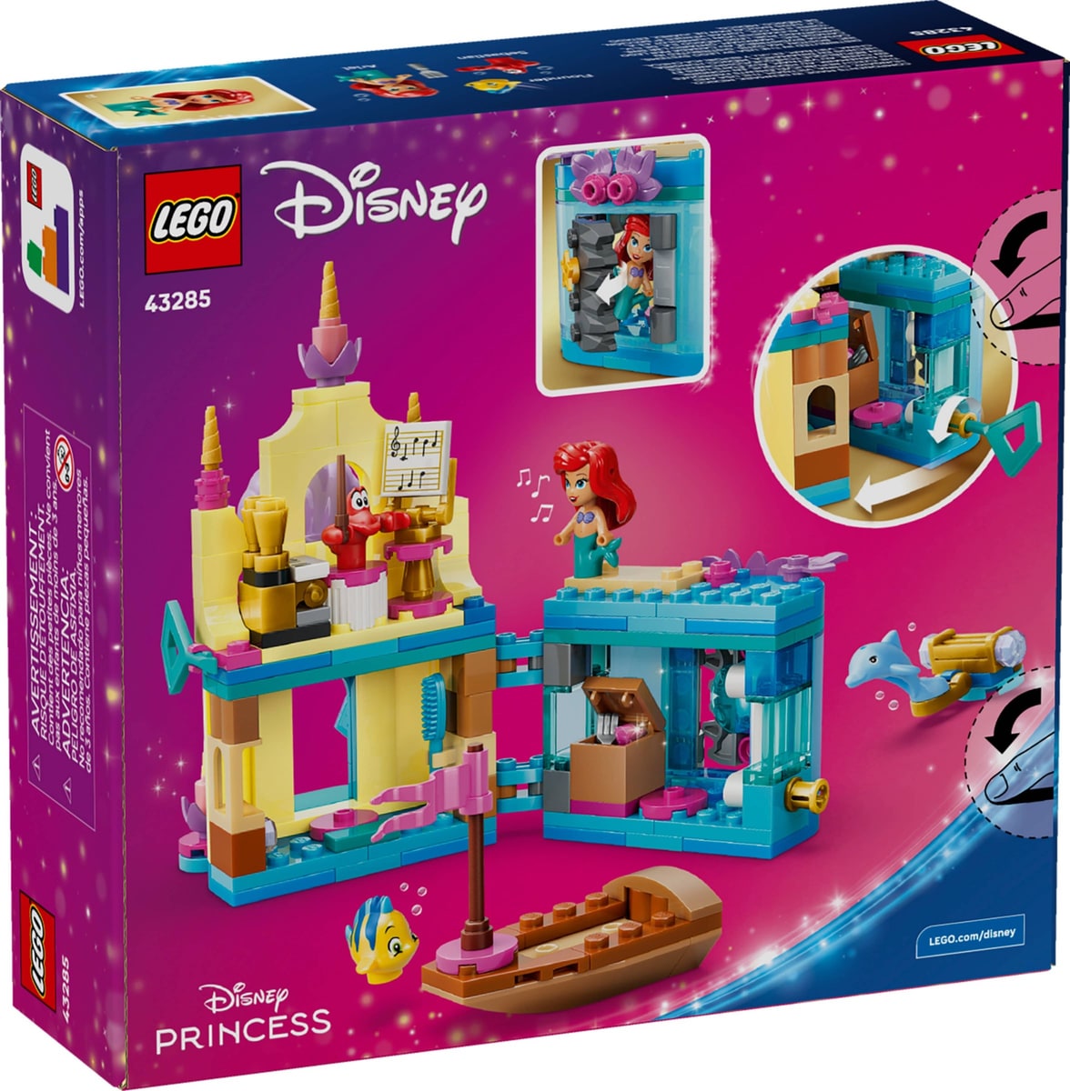 LEGO® 43285 Magiczny minipałac Arielki - zdjęcie 4