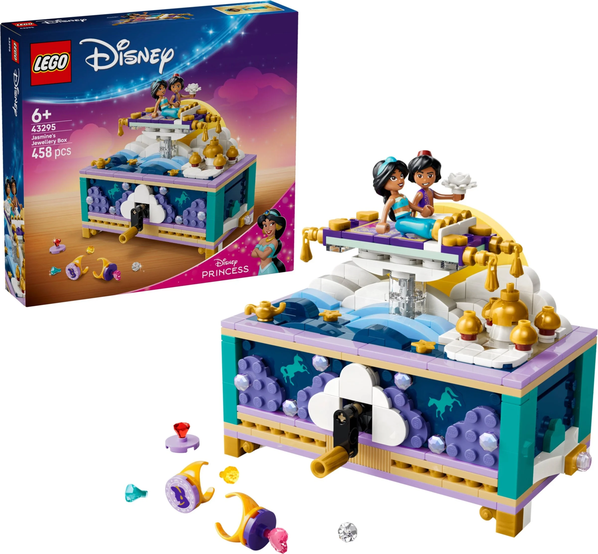 LEGO® 43295 Szkatułka na biżuterię Dżasminy - zdjęcie 3
