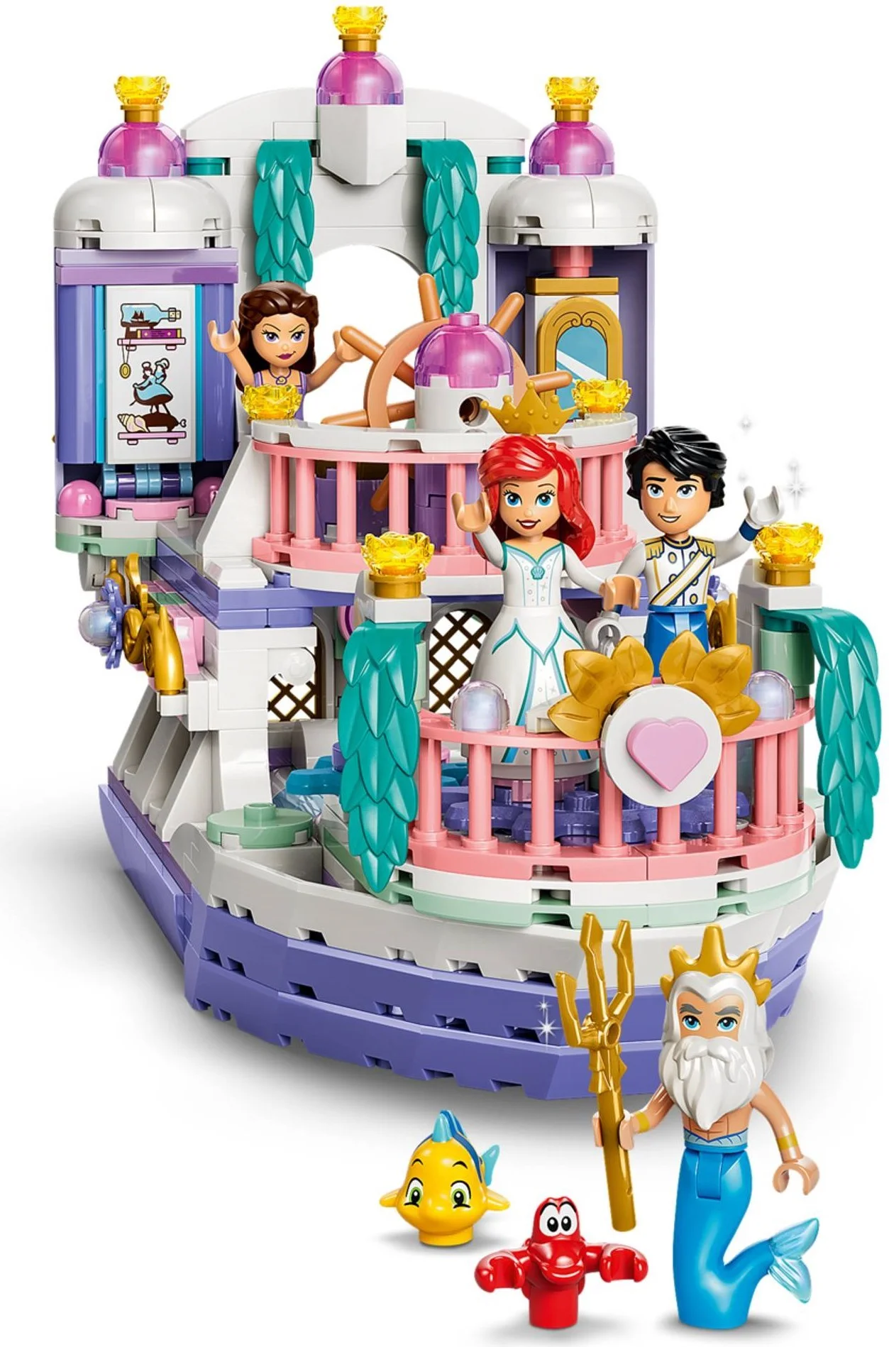 LEGO® 43299 Królewska łódź weselna Arielki - zdjęcie 10