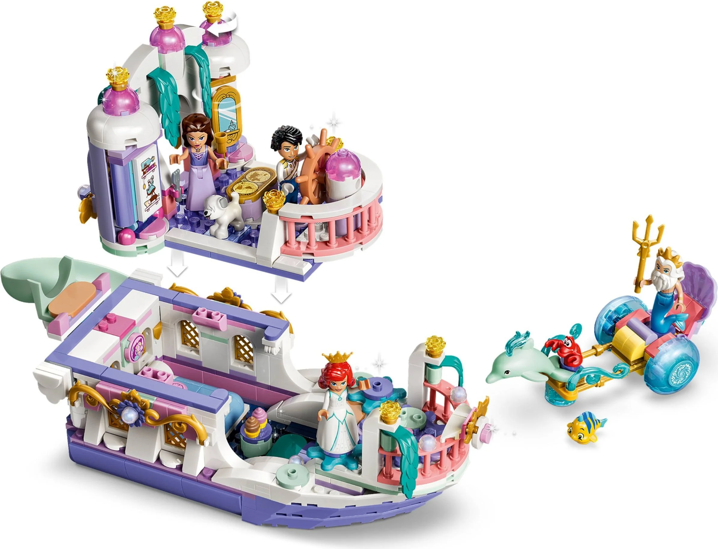 LEGO® 43299 Królewska łódź weselna Arielki - zdjęcie 11